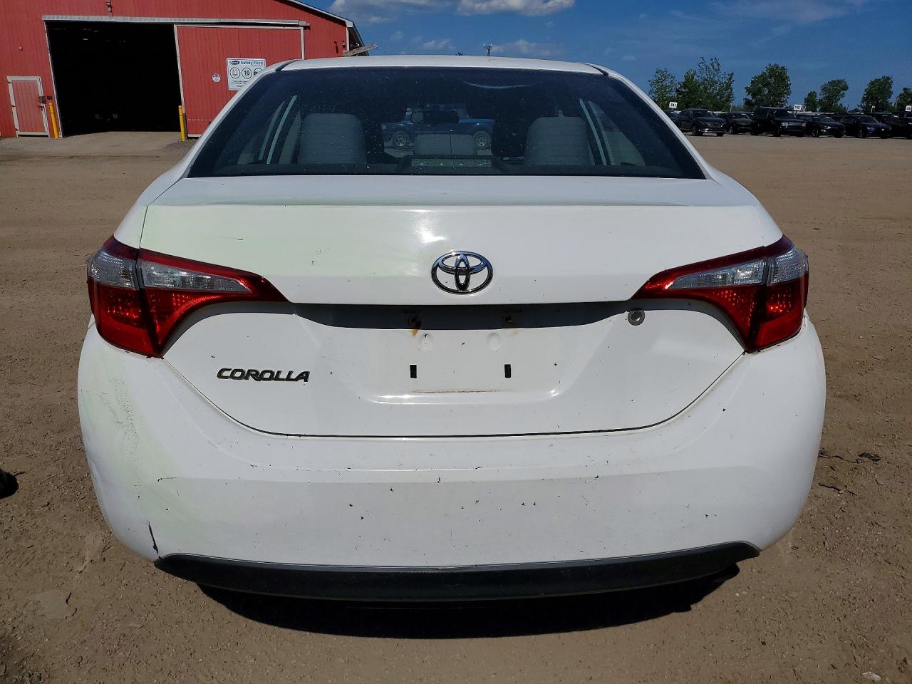 2014 Toyota Corolla L White vin: 2T1BURHE3EC005157