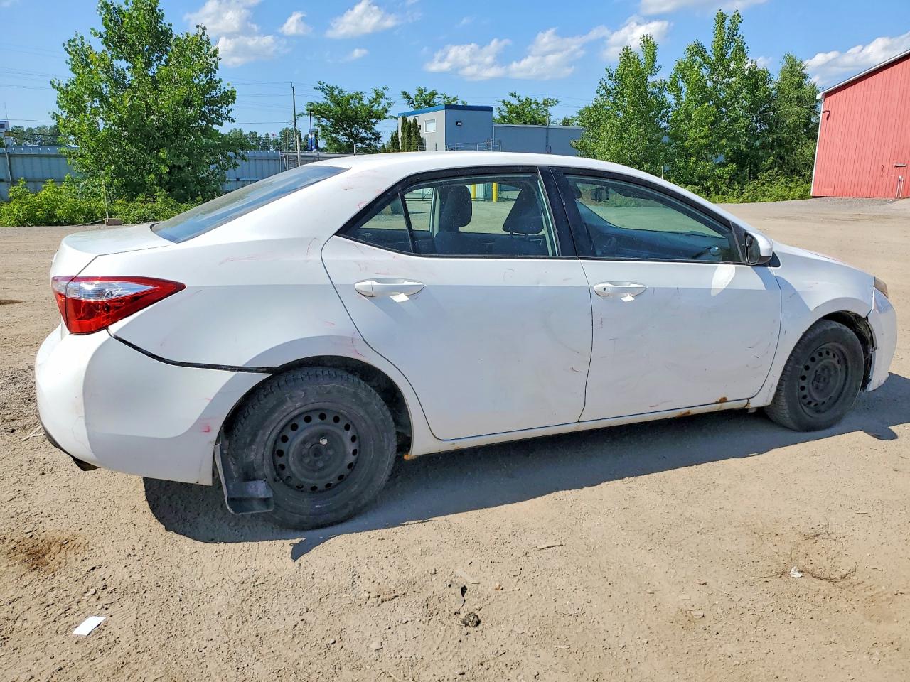 2014 Toyota Corolla L White vin: 2T1BURHE3EC005157