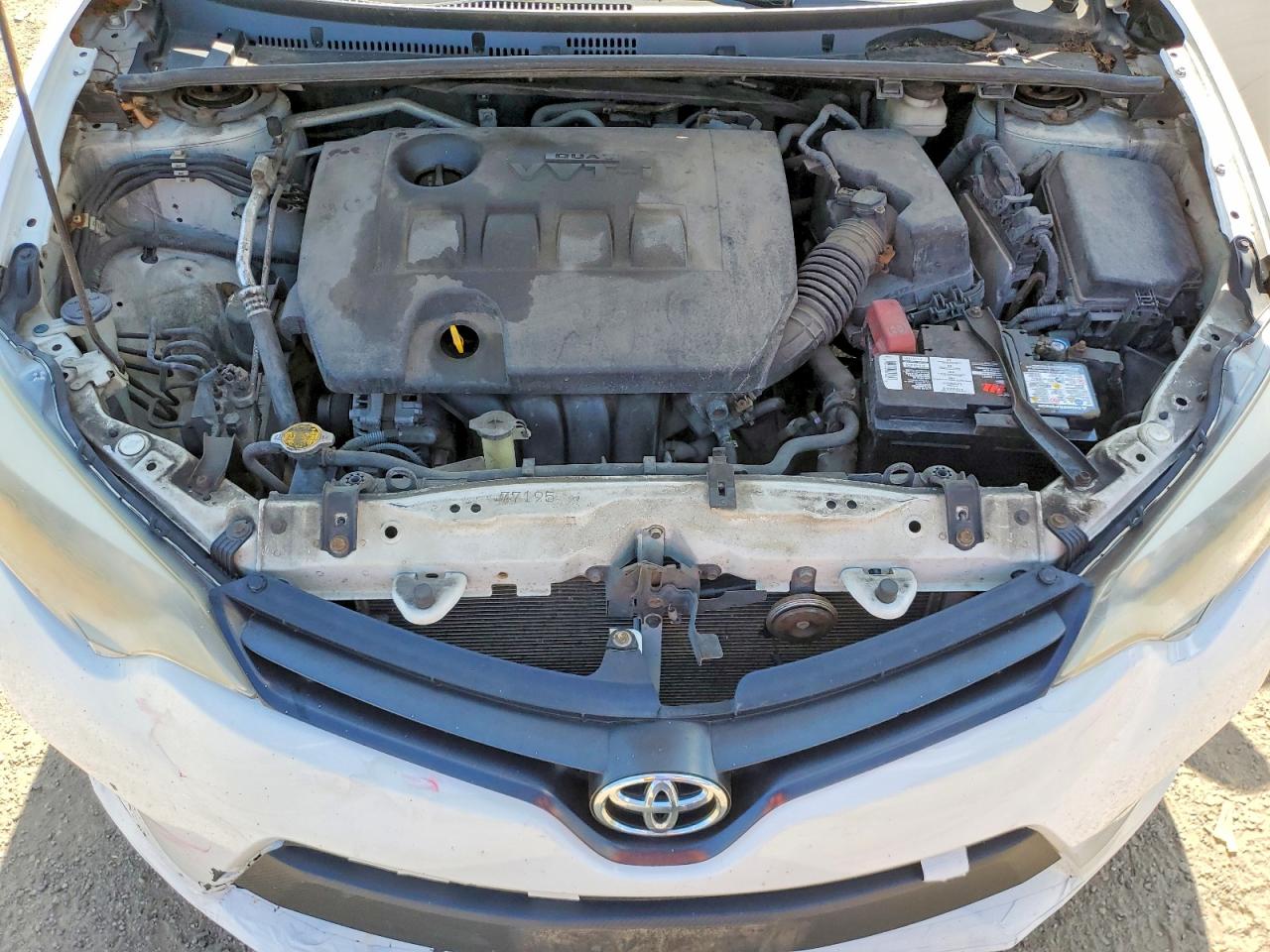 2014 Toyota Corolla L White vin: 2T1BURHE3EC005157