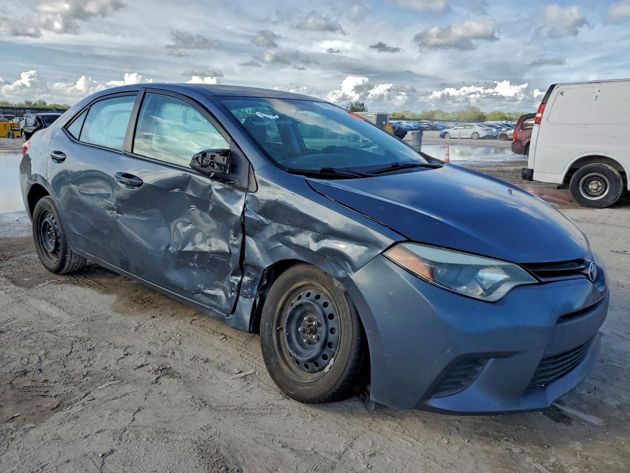 2014 Toyota Corolla L Gray vin: 2T1BURHE3EC027417
