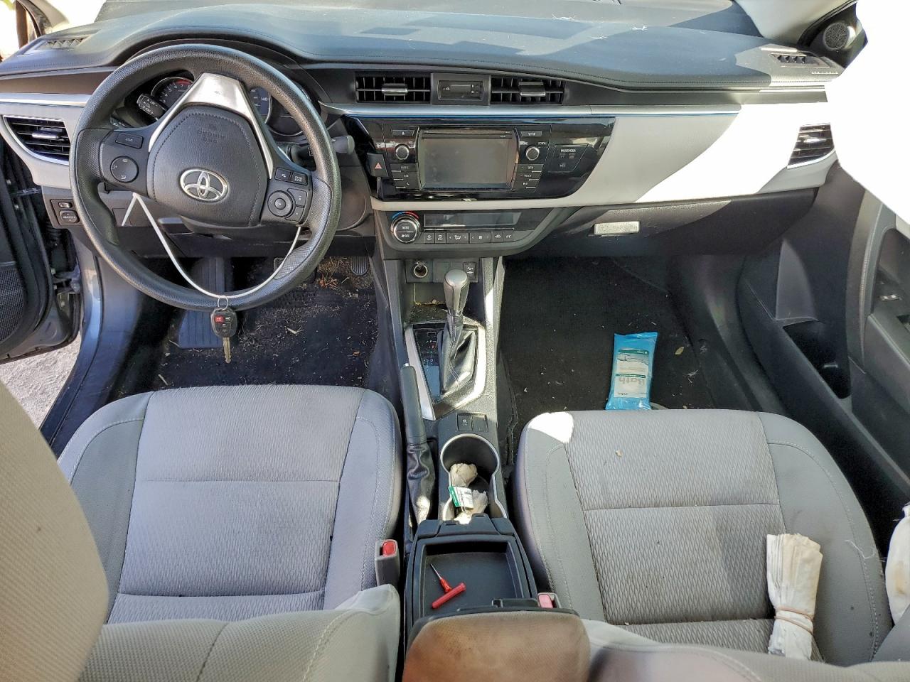2014 Toyota Corolla L Gray vin: 2T1BURHE3EC027417