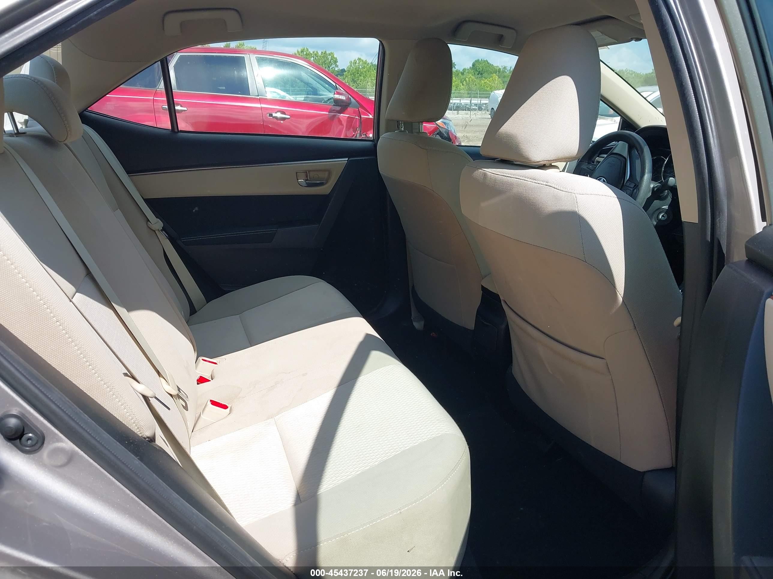 2014 Toyota Corolla Le Gray vin: 2T1BURHE3EC046503
