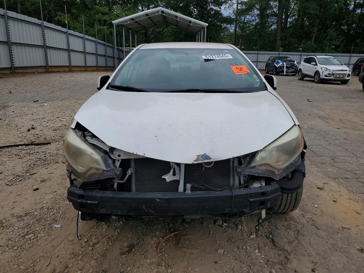 2014 Toyota Corolla S Plus White vin: 2T1BURHE3EC048557