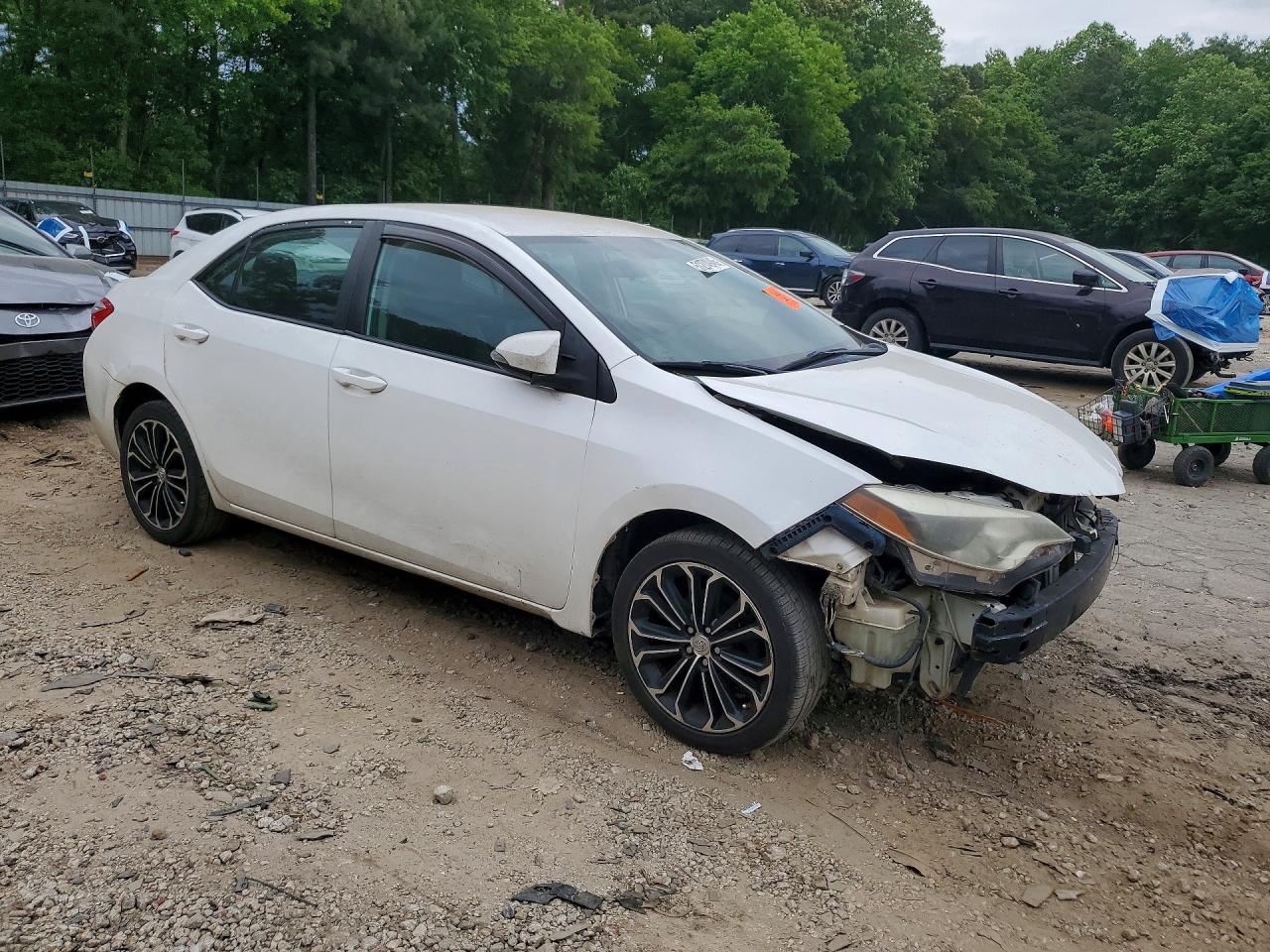 2014 Toyota Corolla S Plus White vin: 2T1BURHE3EC048557