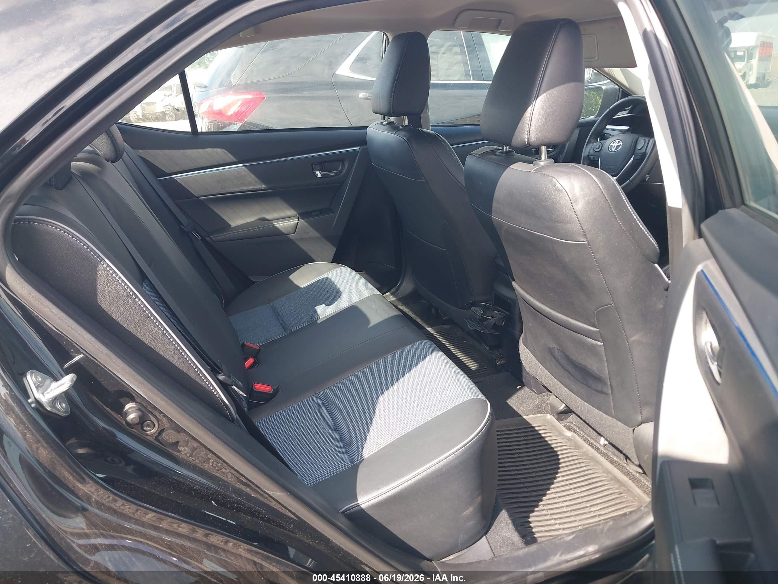 2014 Toyota Corolla S Plus Black vin: 2T1BURHE3EC050843