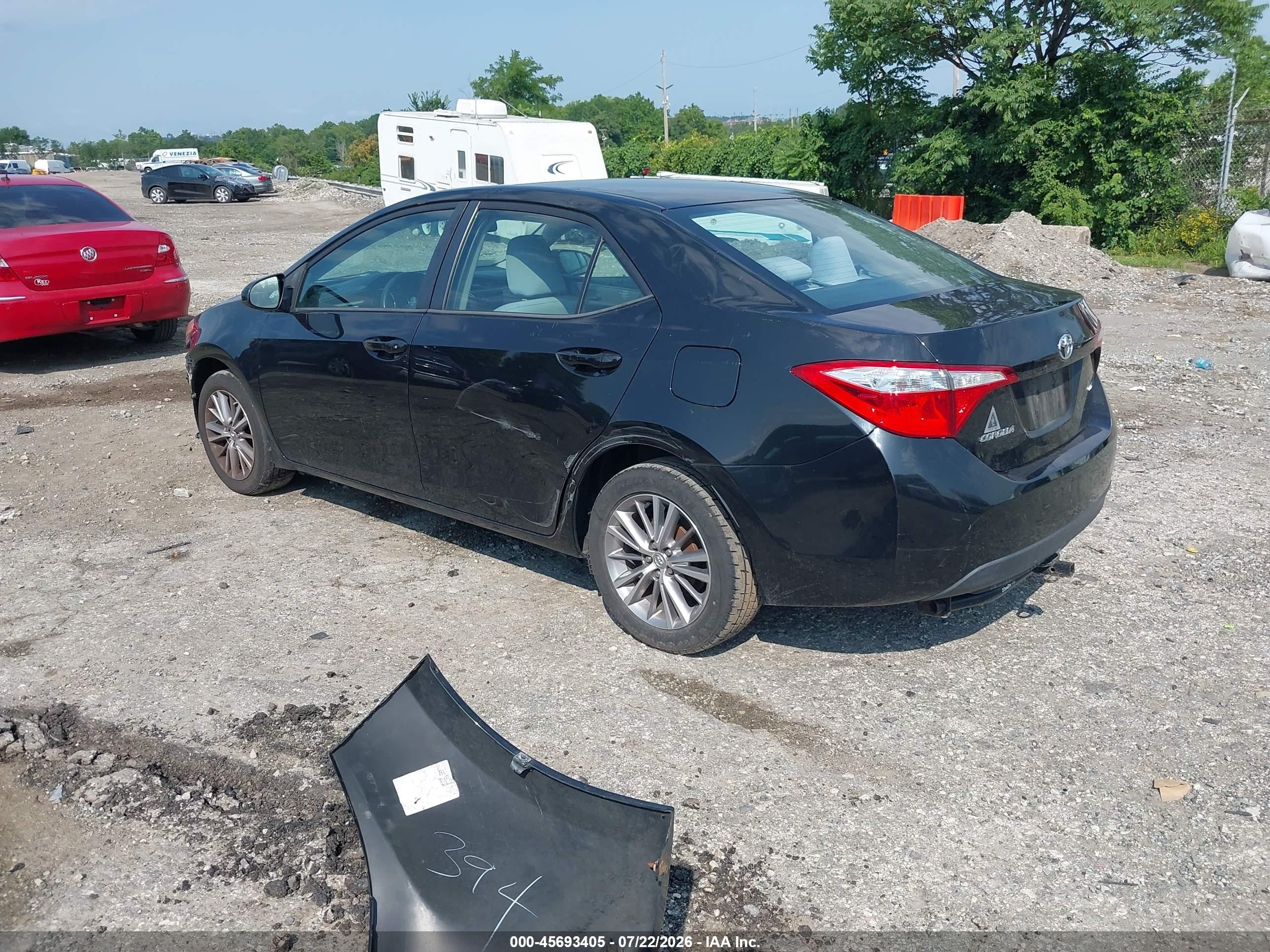 2014 Toyota Corolla Le Plus Dark Blue vin: 2T1BURHE3EC051491