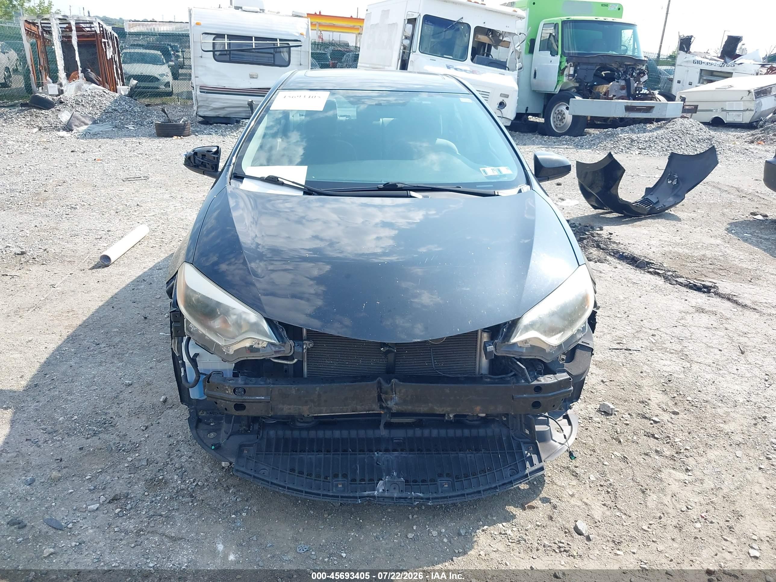 2014 Toyota Corolla Le Plus Dark Blue vin: 2T1BURHE3EC051491