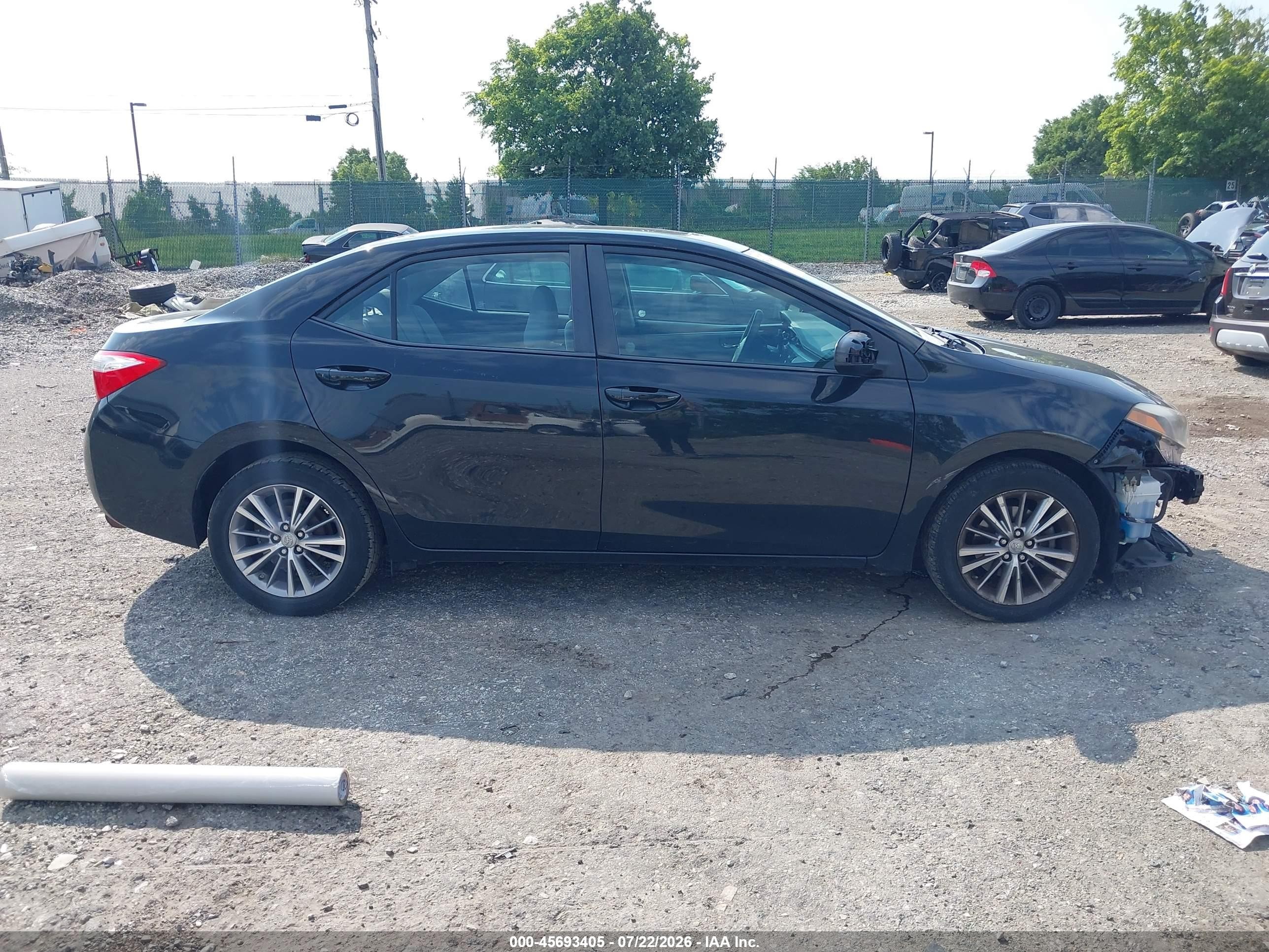 2014 Toyota Corolla Le Plus Dark Blue vin: 2T1BURHE3EC051491