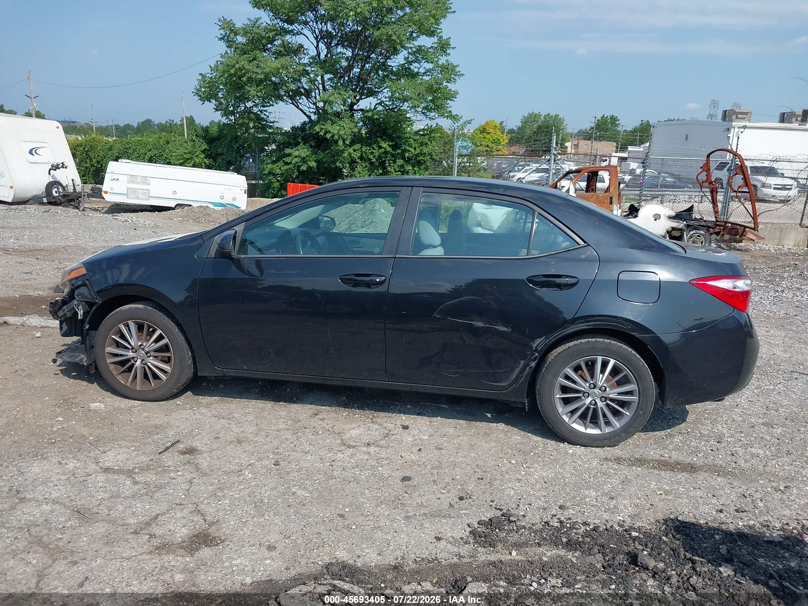 2014 Toyota Corolla Le Plus Dark Blue vin: 2T1BURHE3EC051491