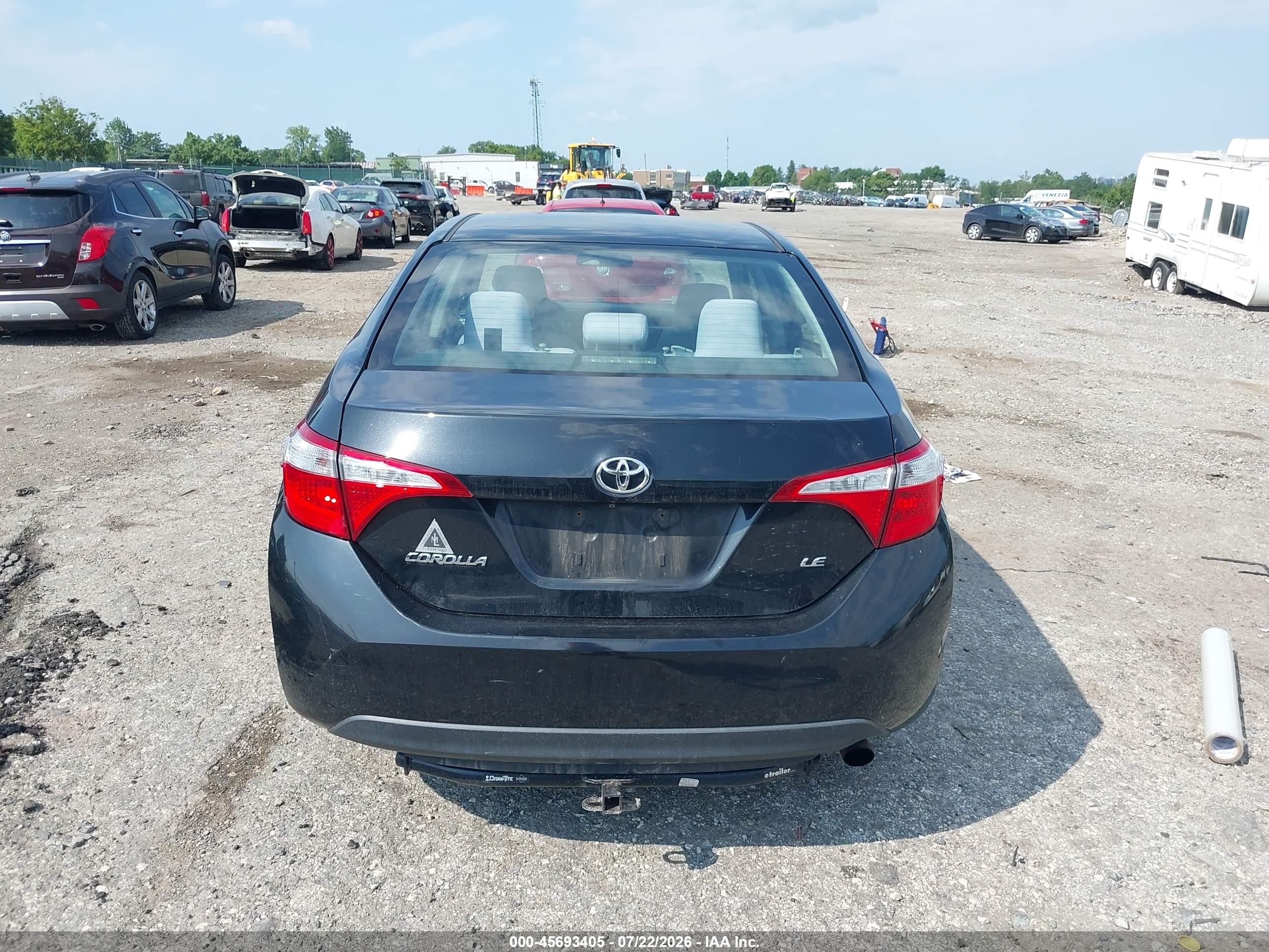 2014 Toyota Corolla Le Plus Dark Blue vin: 2T1BURHE3EC051491