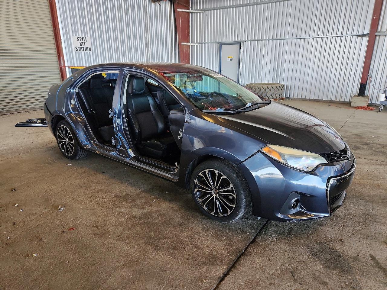 2014 Toyota Corolla S Plus Gray vin: 2T1BURHE3EC071398