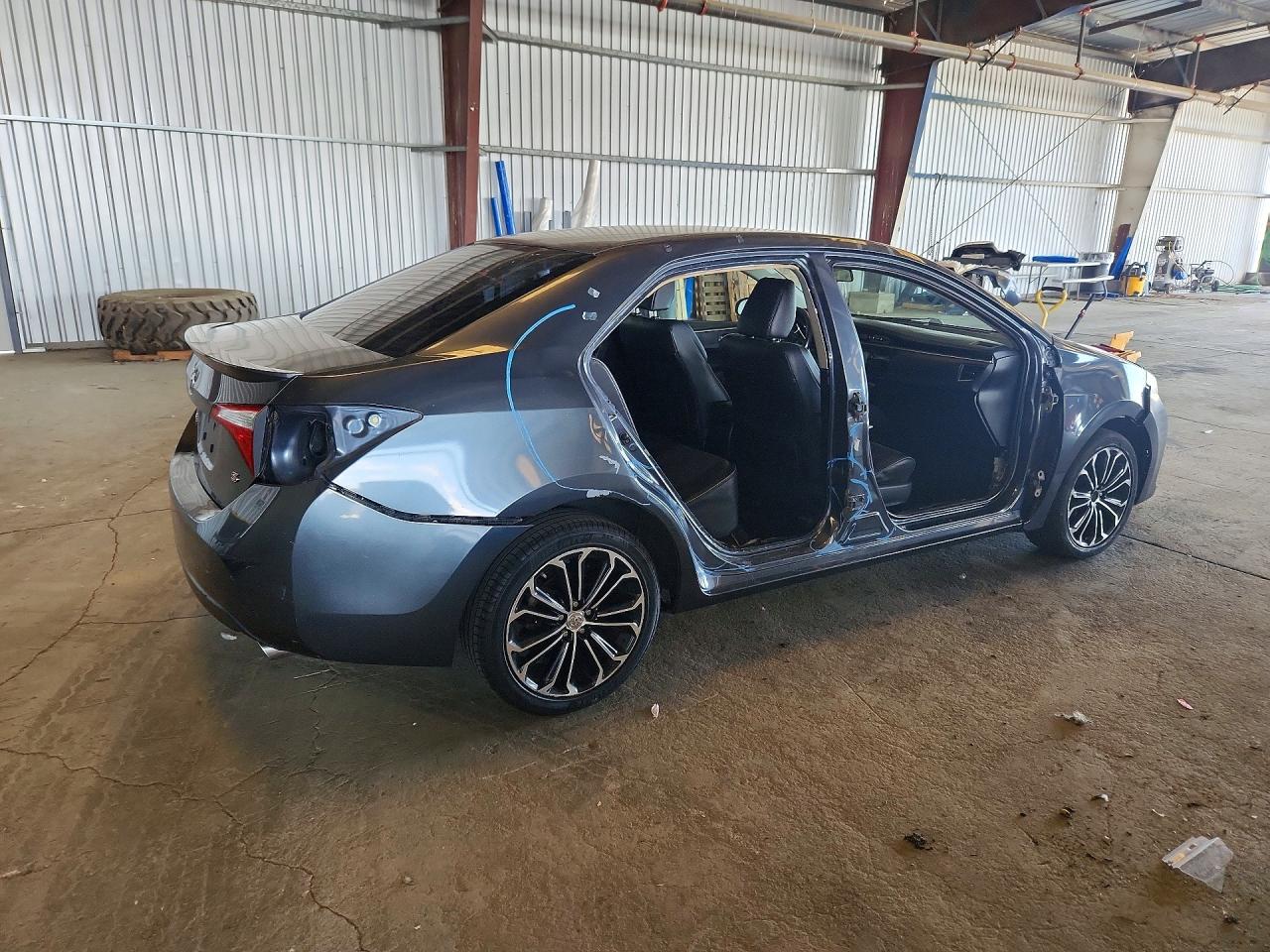 2014 Toyota Corolla S Plus Gray vin: 2T1BURHE3EC071398