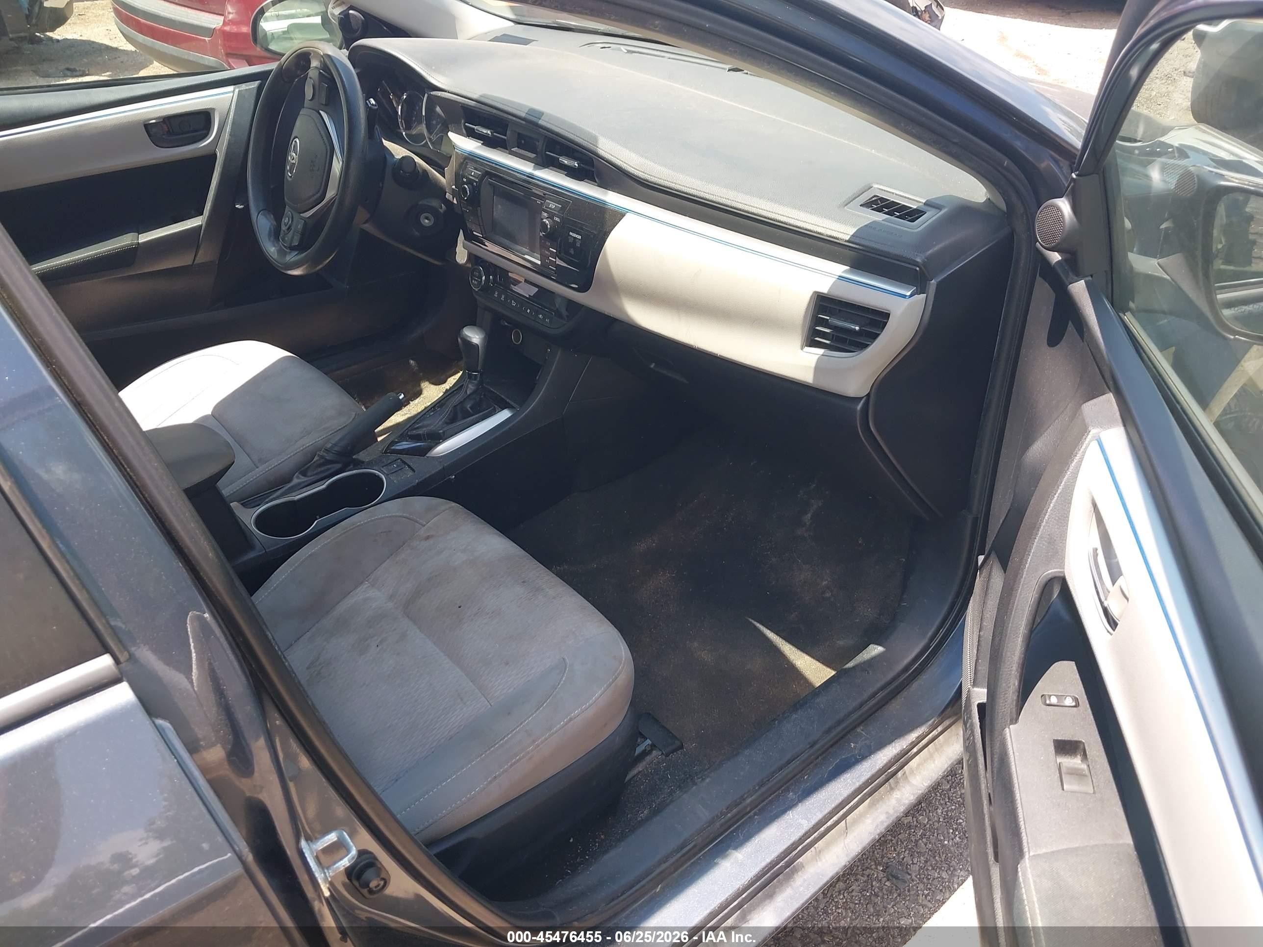 2014 Toyota Corolla Le Blue vin: 2T1BURHE3EC072146