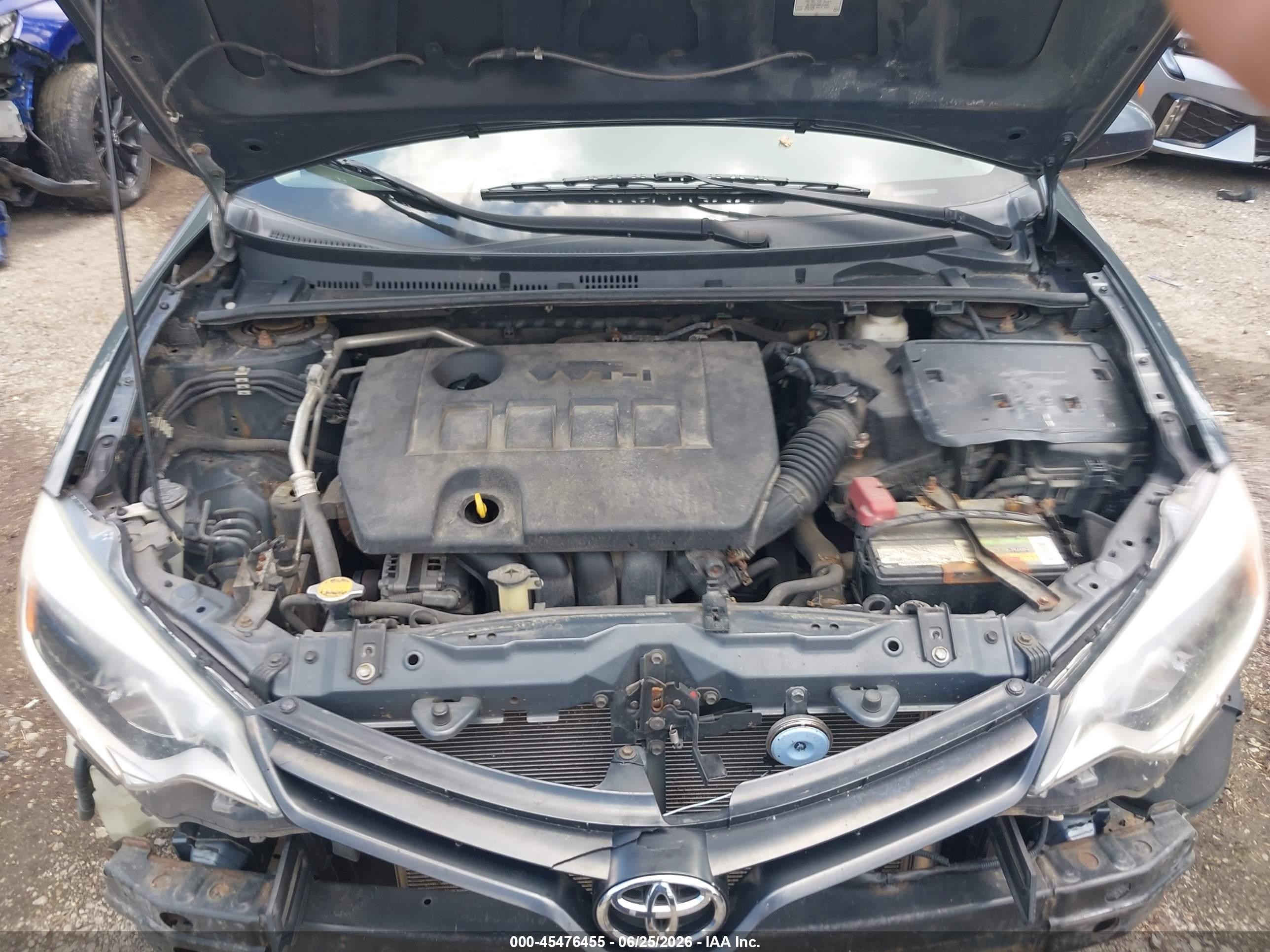2014 Toyota Corolla Le Blue vin: 2T1BURHE3EC072146