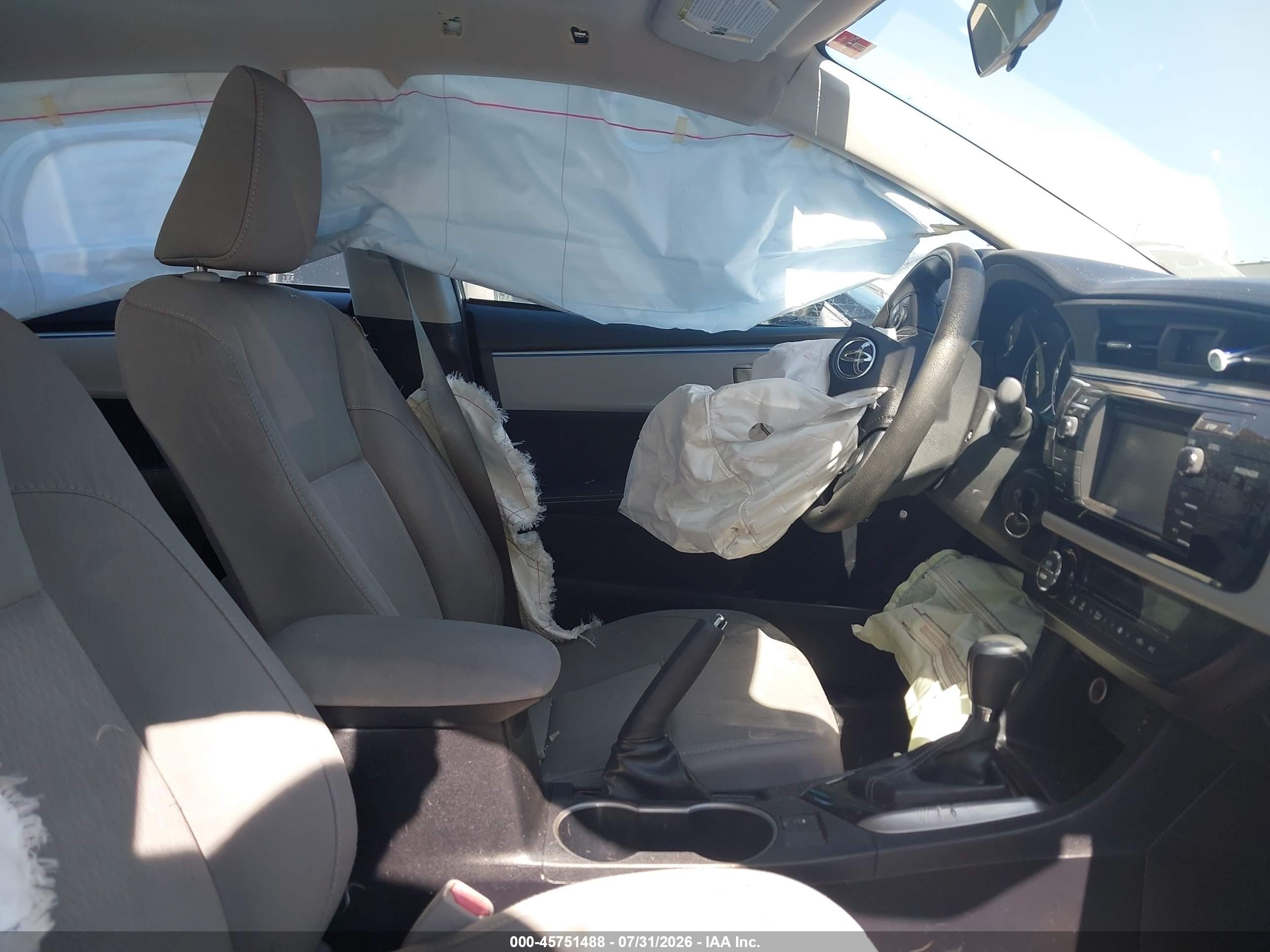 2014 Toyota Corolla Le Black vin: 2T1BURHE3EC075516
