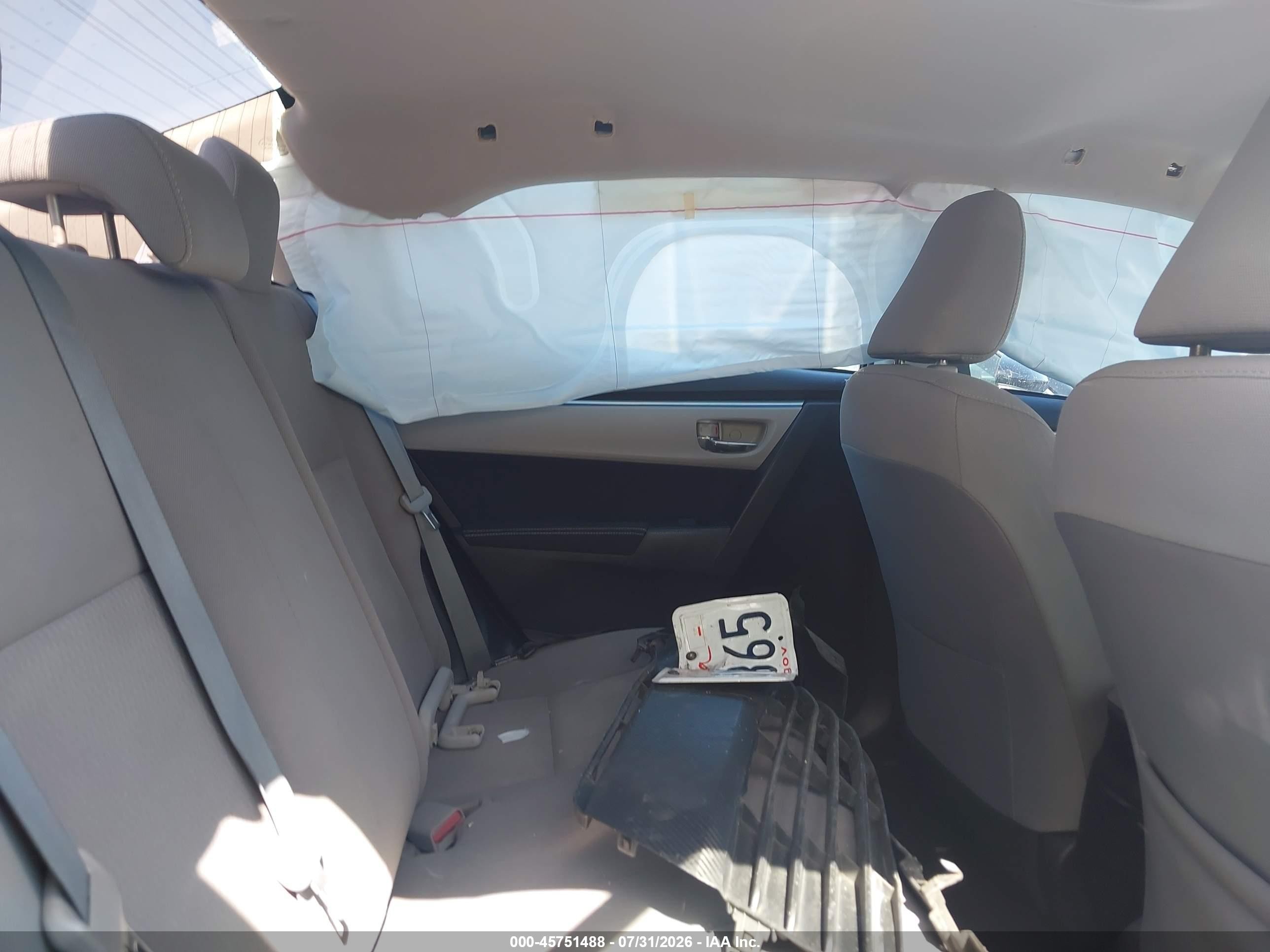 2014 Toyota Corolla Le Black vin: 2T1BURHE3EC075516