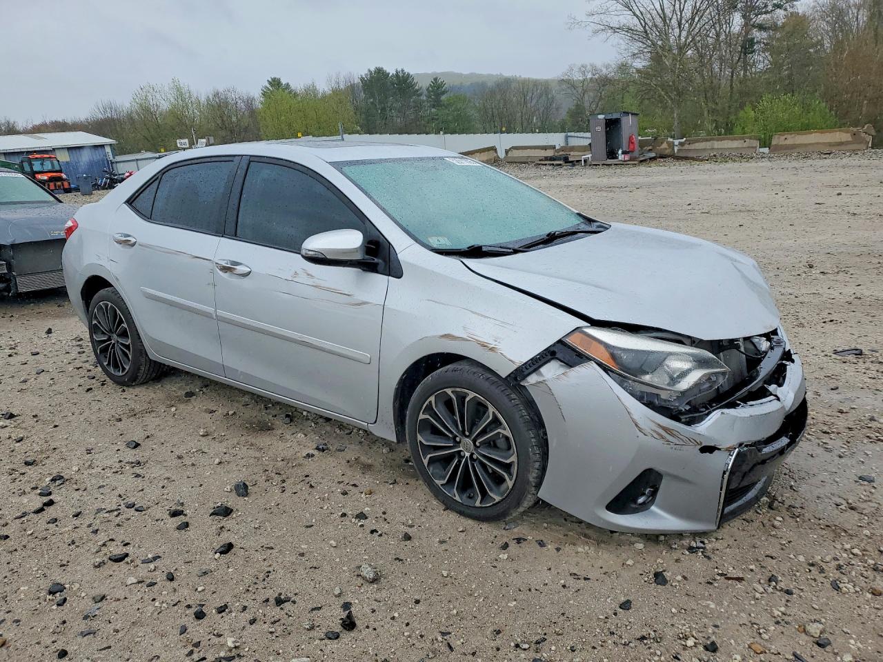 2014 Toyota Corolla S Plus Silver vin: 2T1BURHE3EC077718
