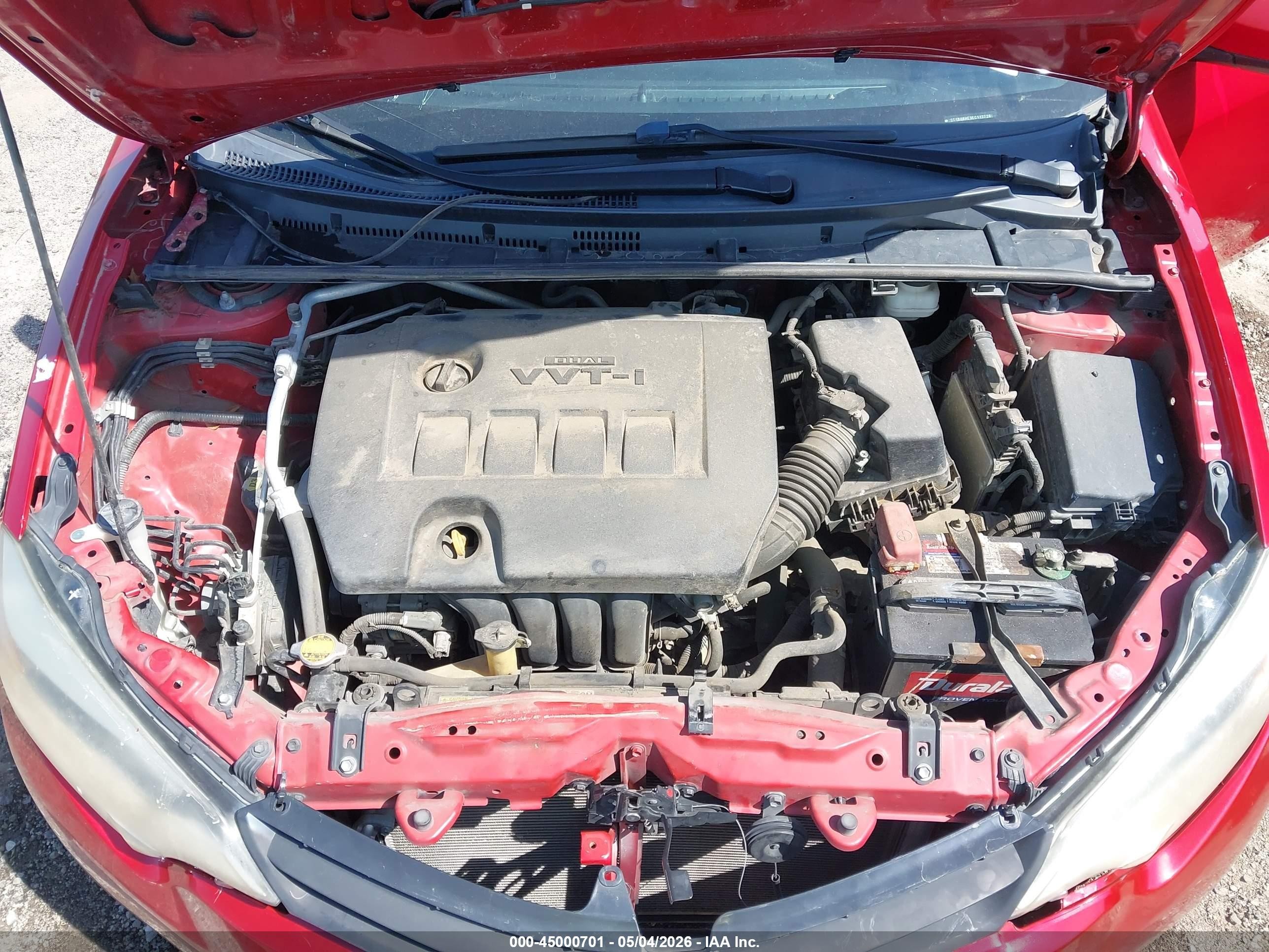 2014 Toyota Corolla Le Red vin: 2T1BURHE3EC112726