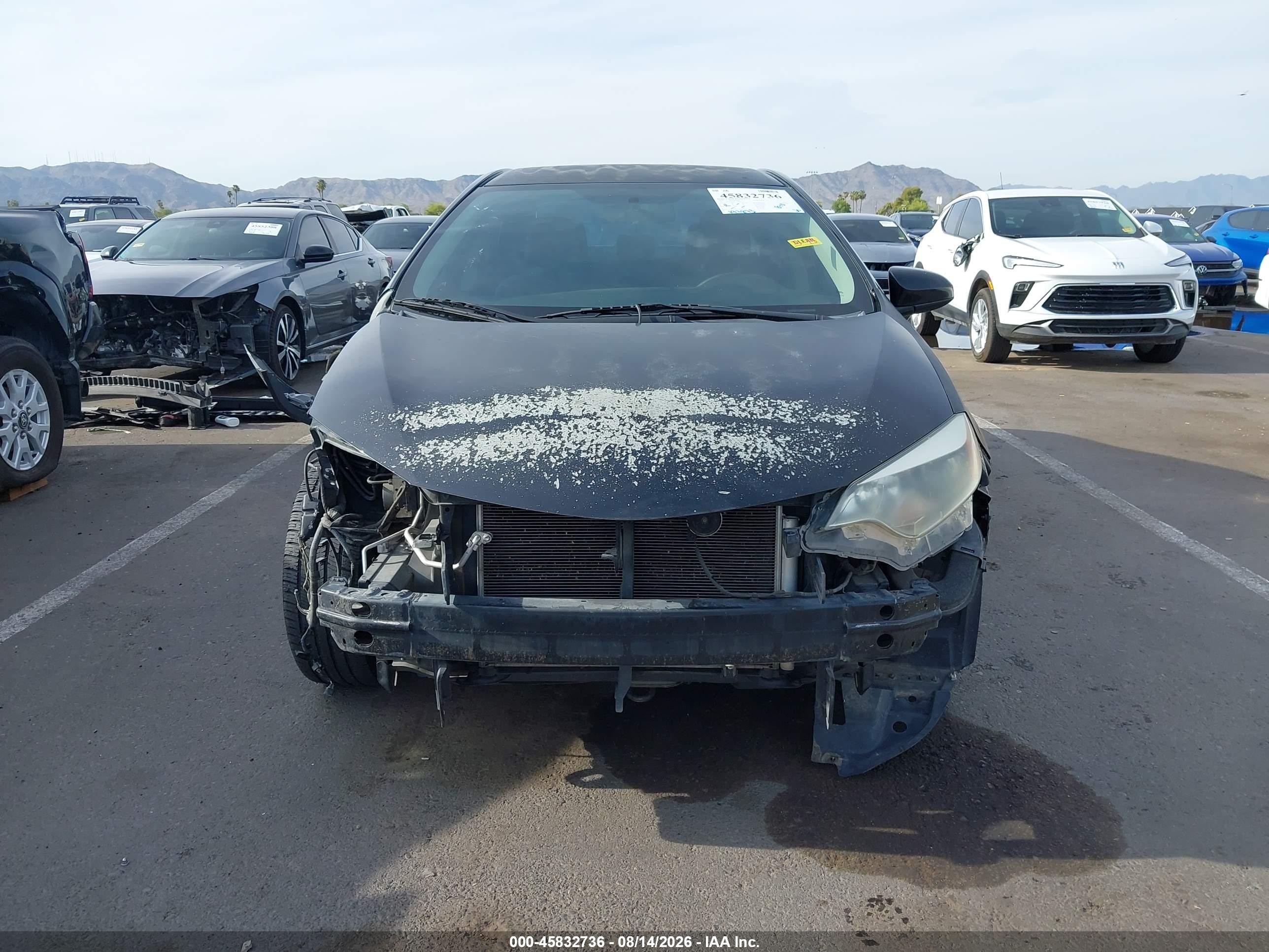 2014 Toyota Corolla Le Black vin: 2T1BURHE3EC128425