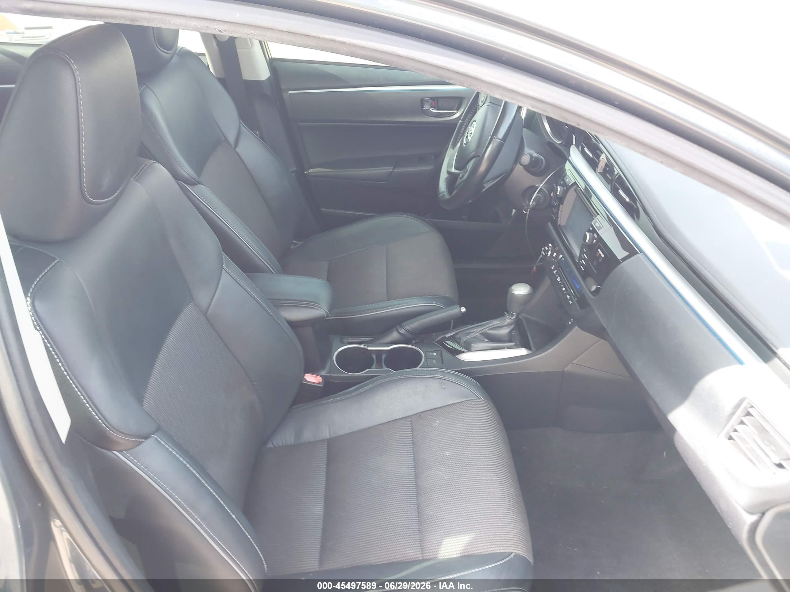 2014 Toyota Corolla S Plus Gray vin: 2T1BURHE3EC135861