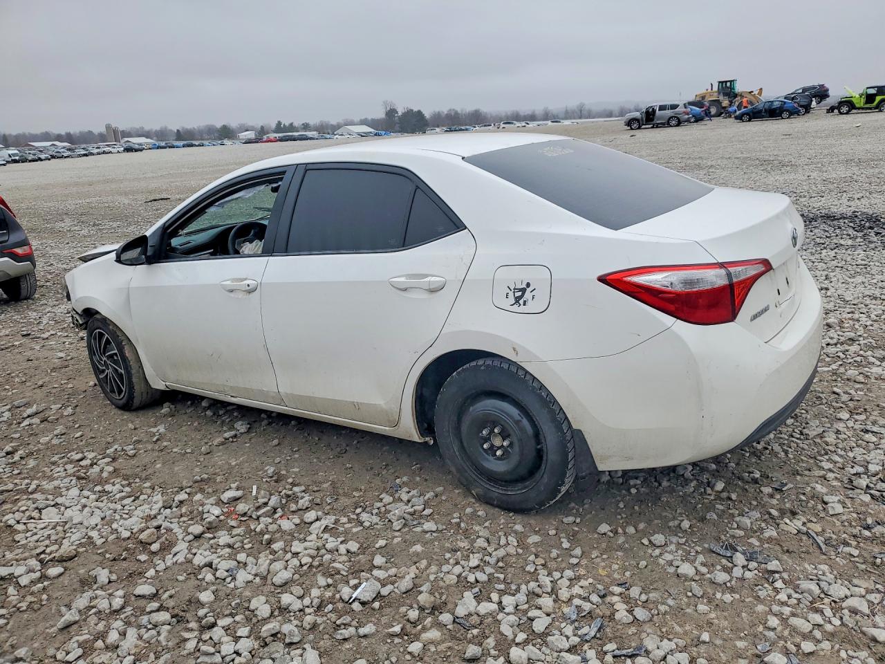 2014 Toyota Corolla Le White vin: 2T1BURHE3EC141739