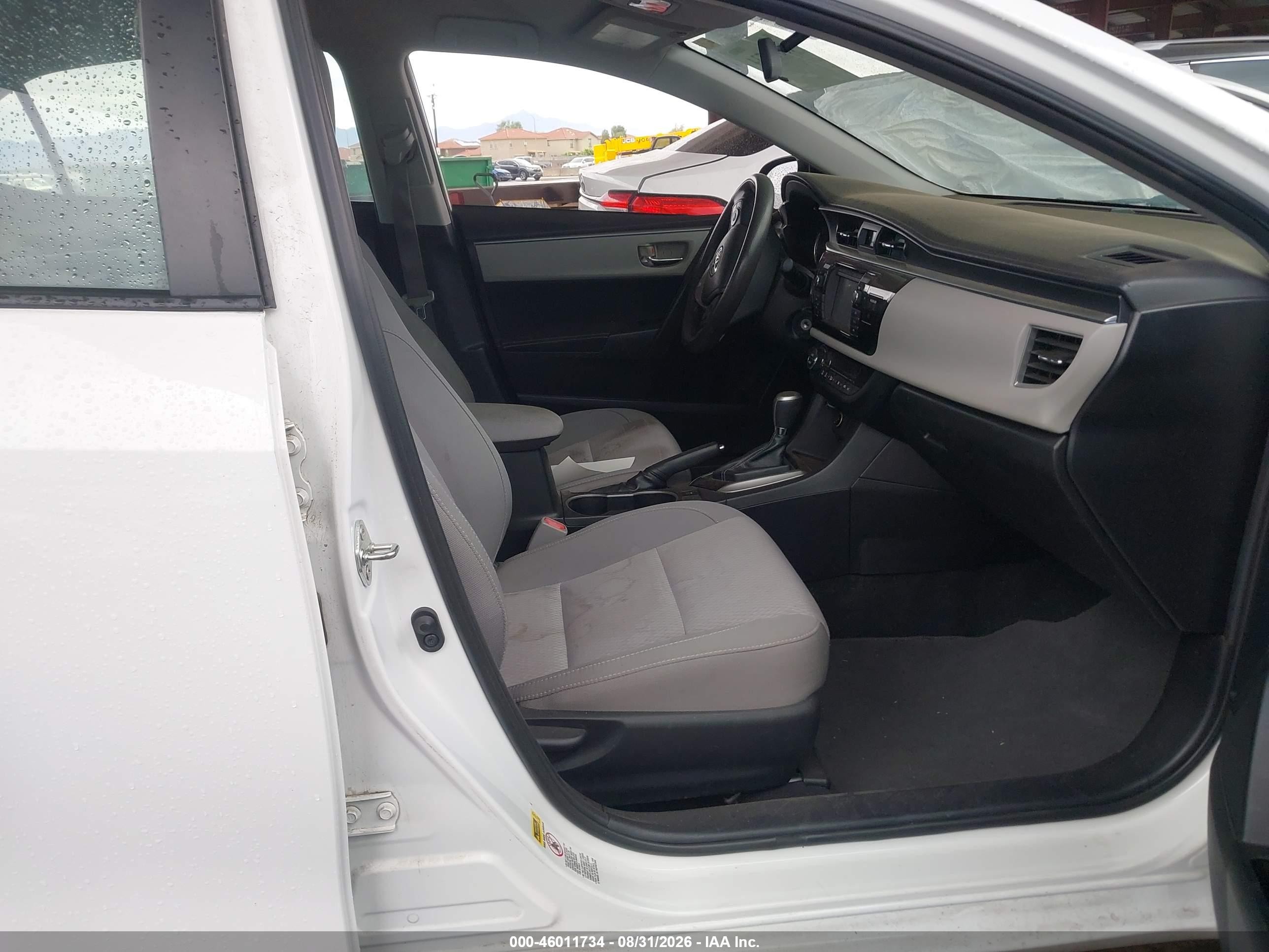 2014 Toyota Corolla Le Белый vin: 2T1BURHE3EC142969