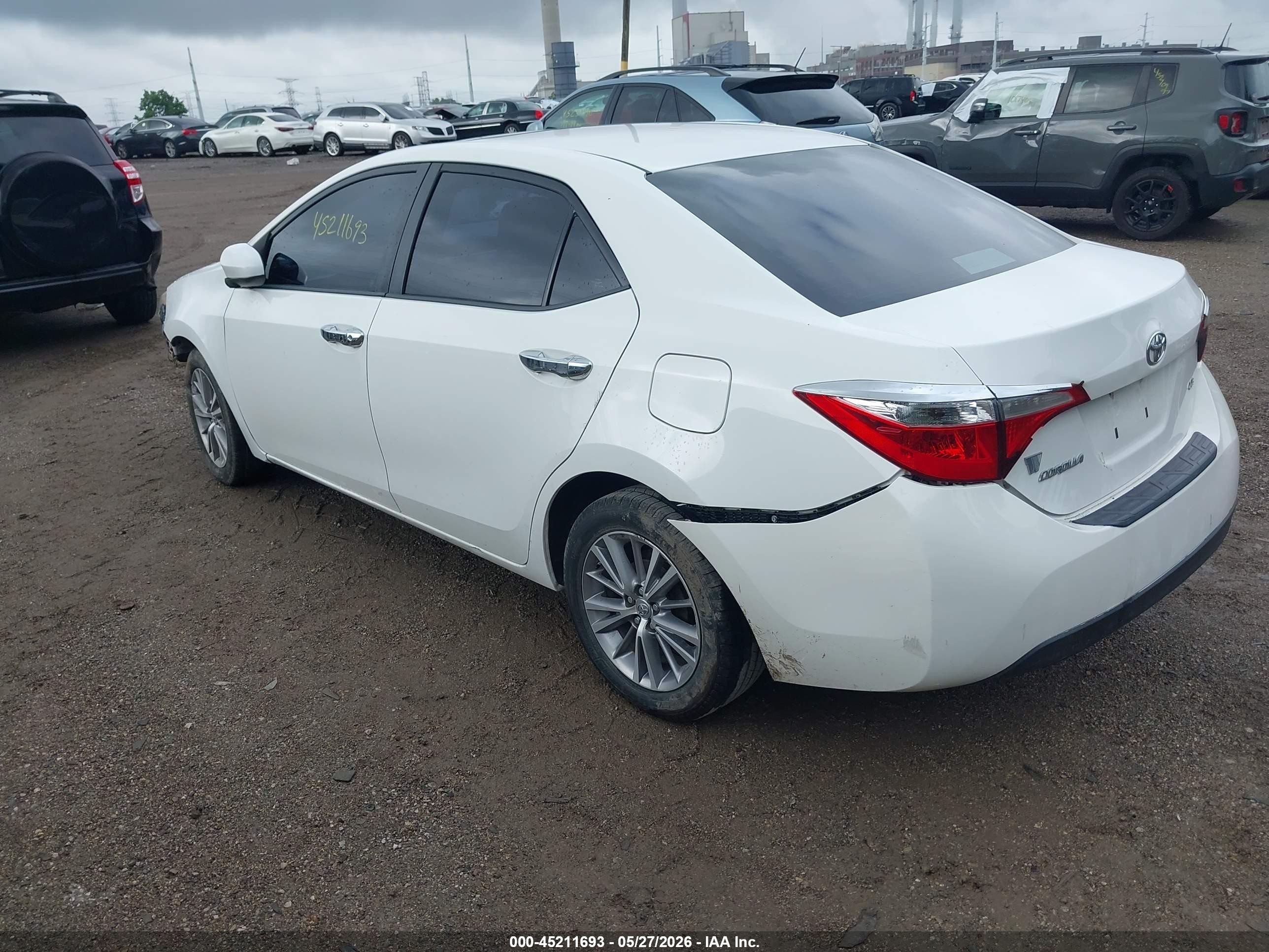 2014 Toyota Corolla Le Plus White vin: 2T1BURHE3EC150344