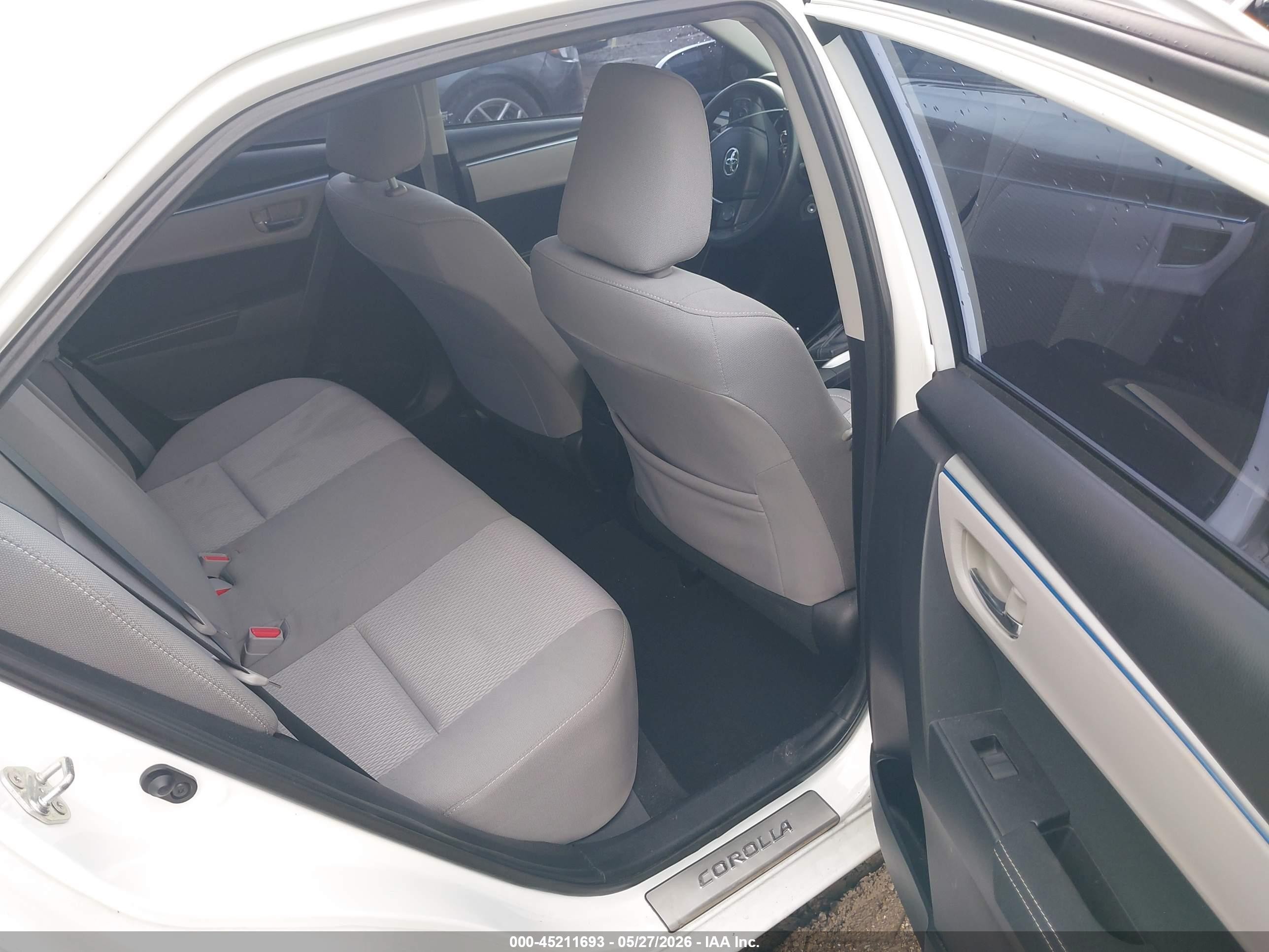 2014 Toyota Corolla Le Plus White vin: 2T1BURHE3EC150344