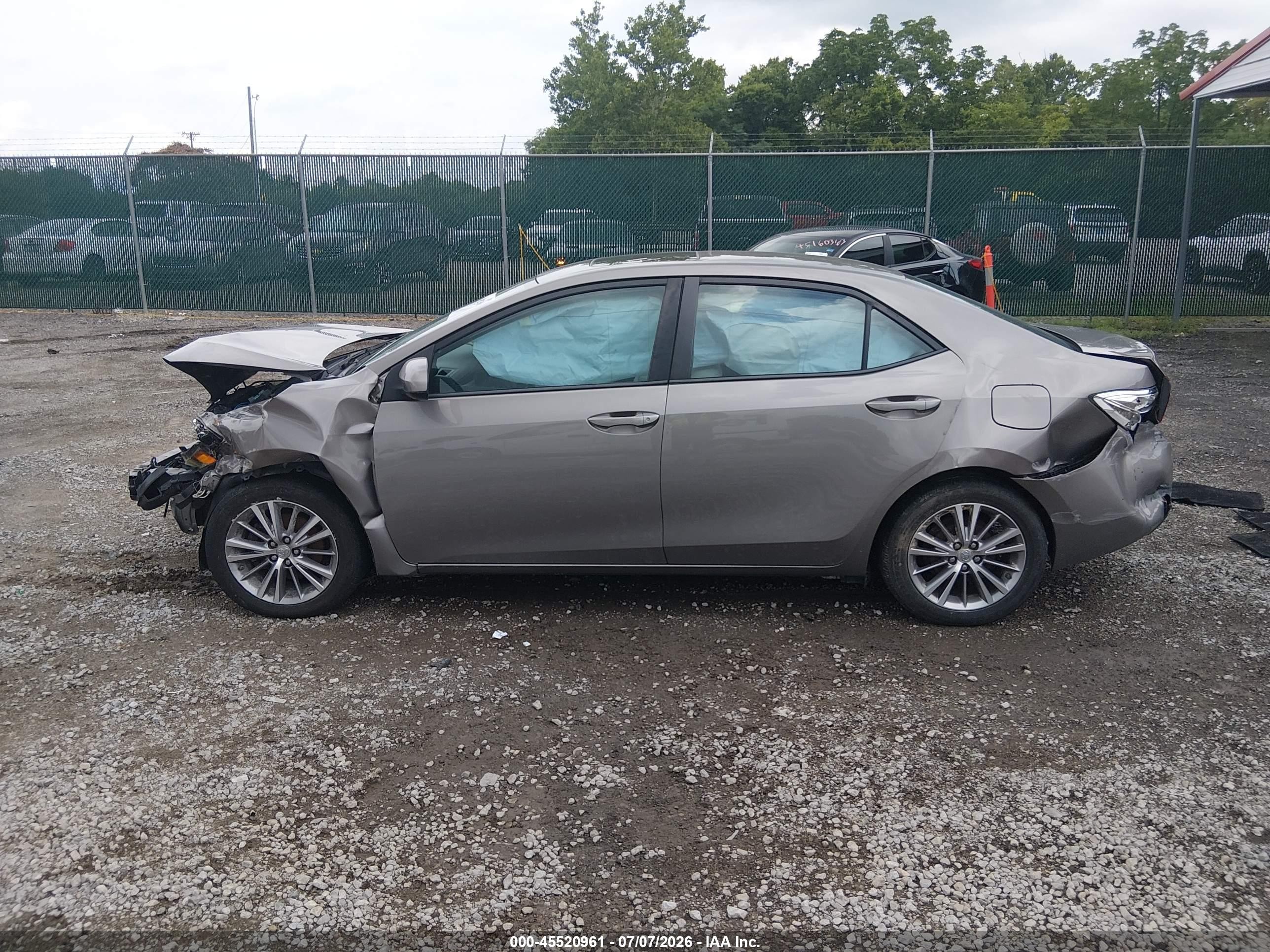 2014 Toyota Corolla Le Plus Gray vin: 2T1BURHE3EC154460