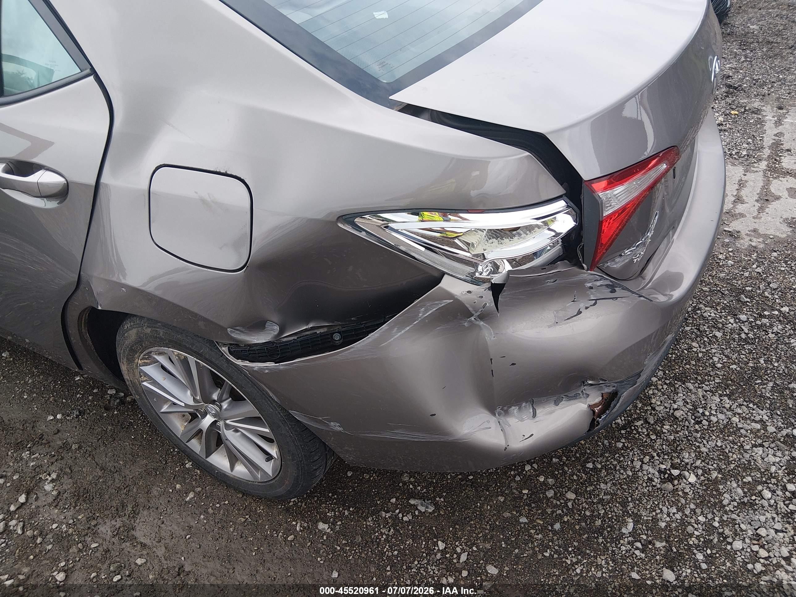2014 Toyota Corolla Le Plus Gray vin: 2T1BURHE3EC154460