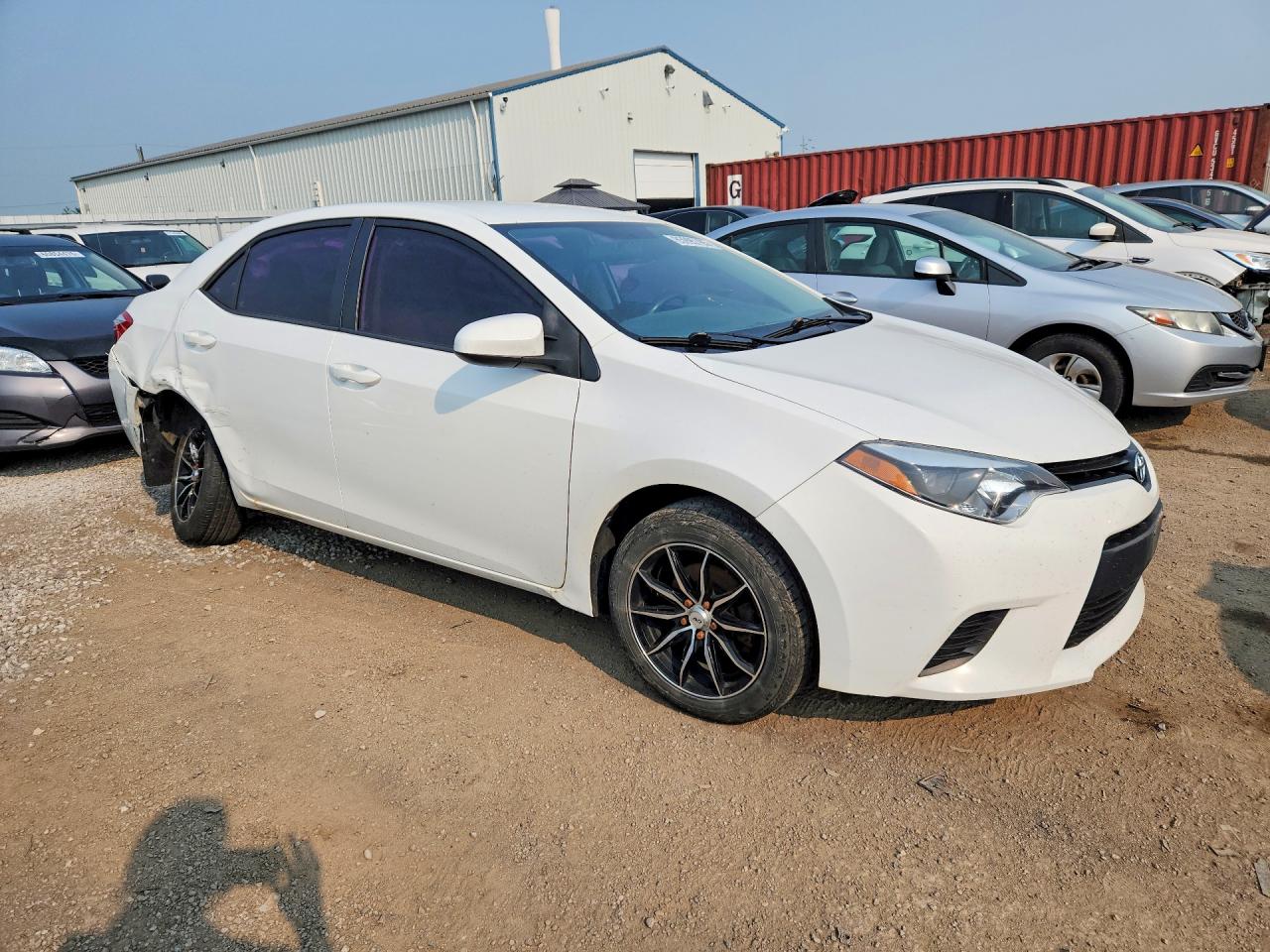 2014 Toyota Corolla L White vin: 2T1BURHE3EC161893