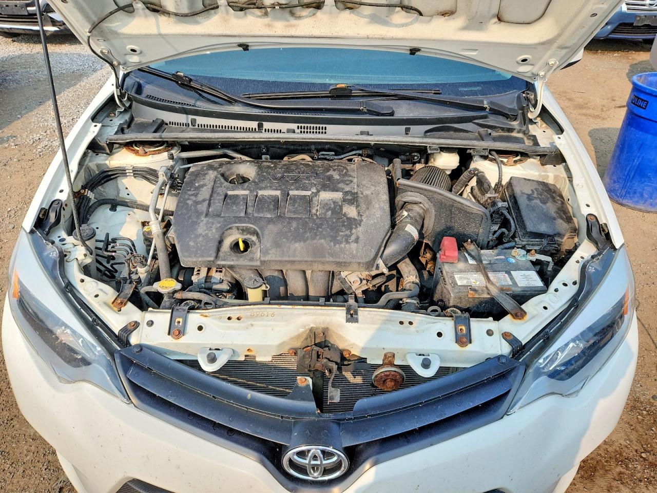 2014 Toyota Corolla L White vin: 2T1BURHE3EC161893