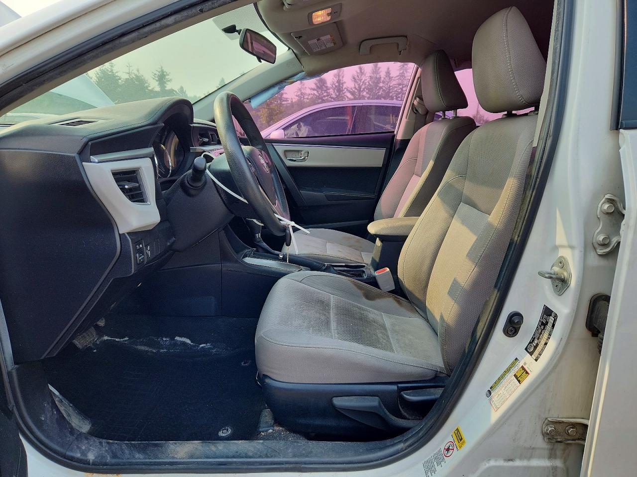 2014 Toyota Corolla L White vin: 2T1BURHE3EC161893