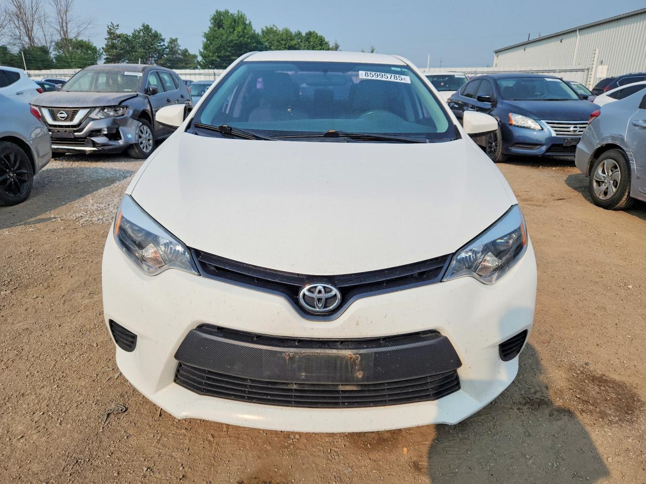 2014 Toyota Corolla L White vin: 2T1BURHE3EC161893