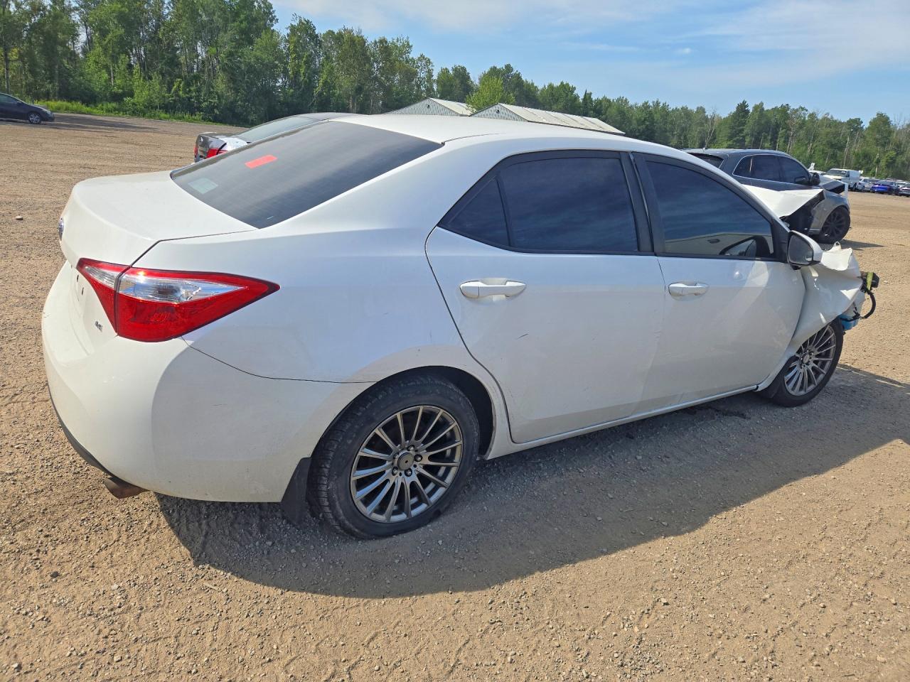 2014 Toyota Corolla L White vin: 2T1BURHE3EC163160