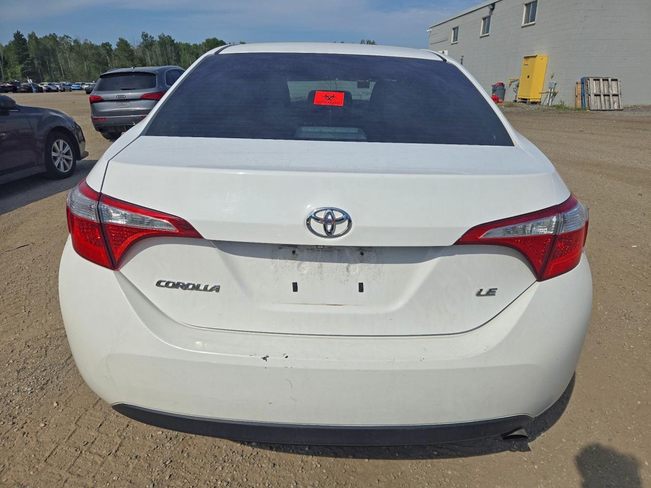 2014 Toyota Corolla L White vin: 2T1BURHE3EC163160