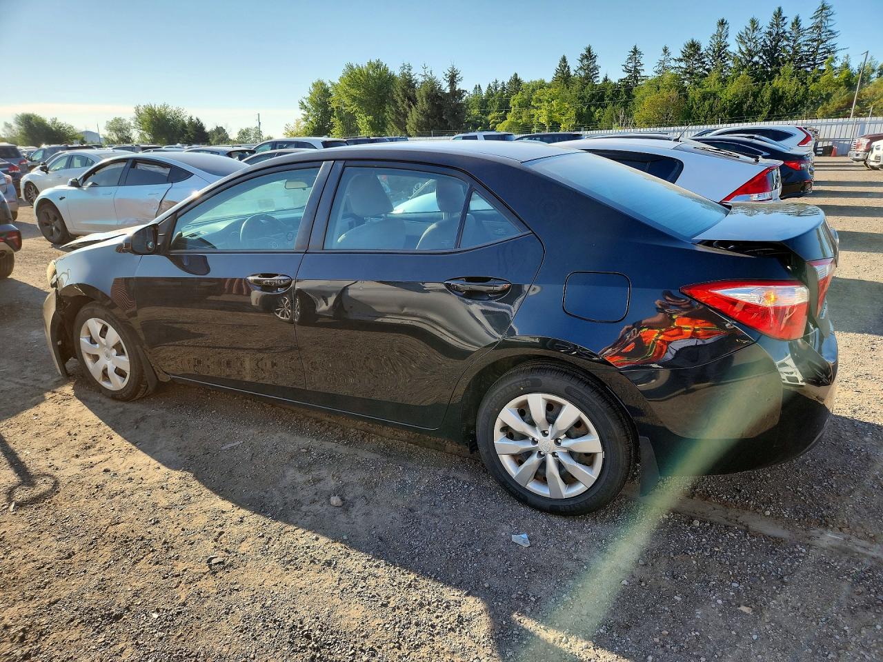 2014 Toyota Corolla L Black vin: 2T1BURHE3EC165488