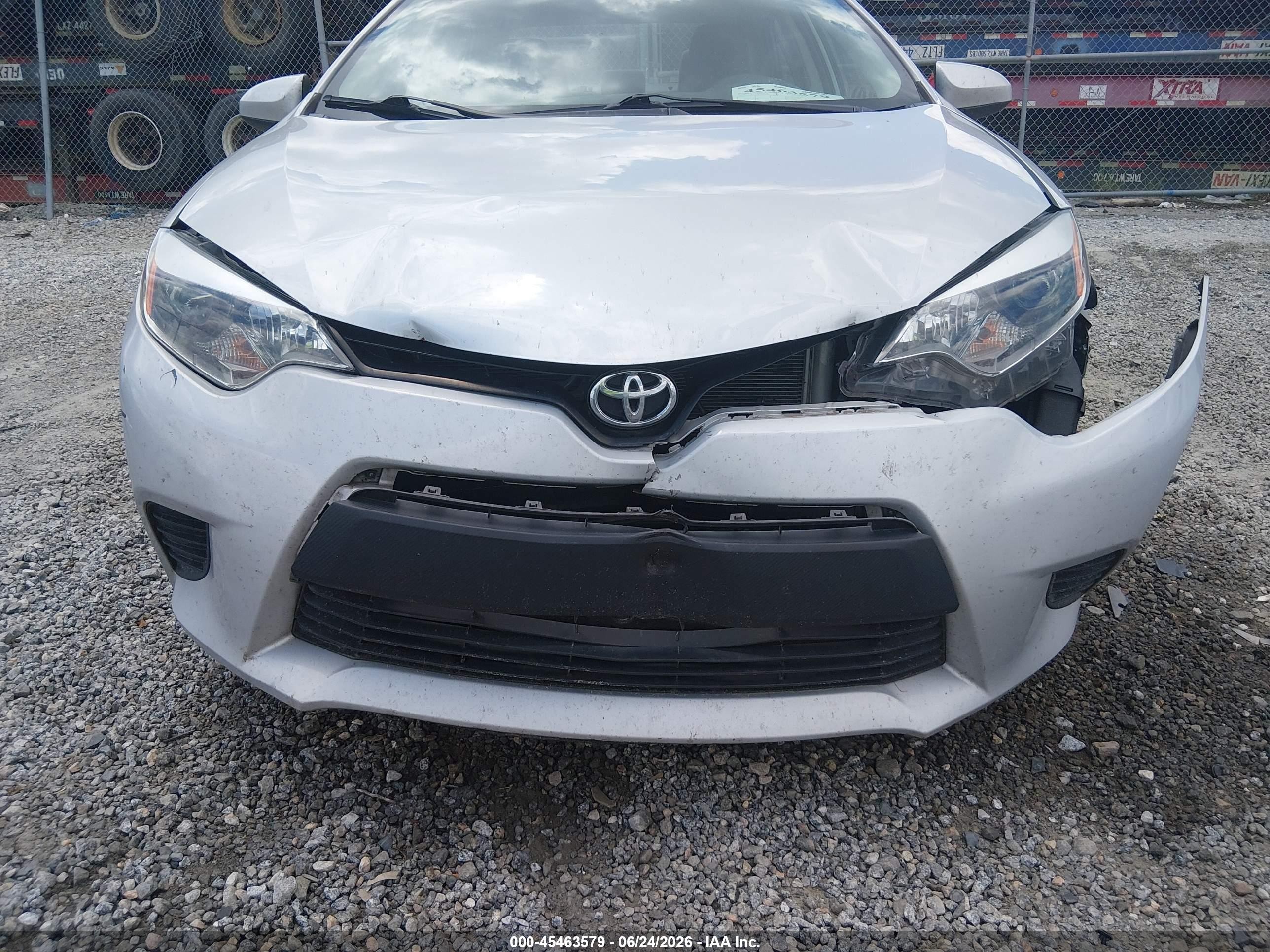 2014 Toyota Corolla L Silver vin: 2T1BURHE3EC166866