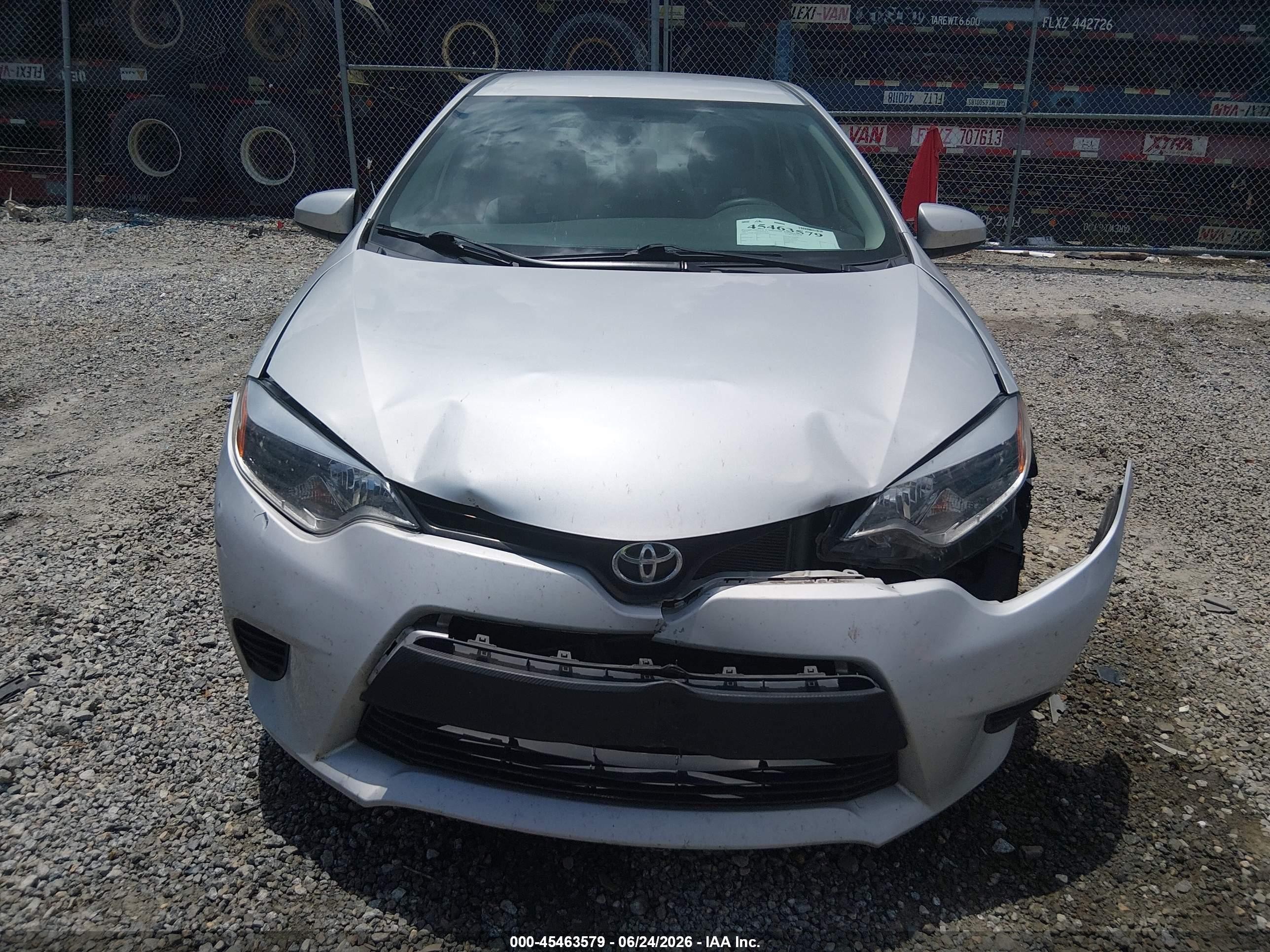 2014 Toyota Corolla L Silver vin: 2T1BURHE3EC166866