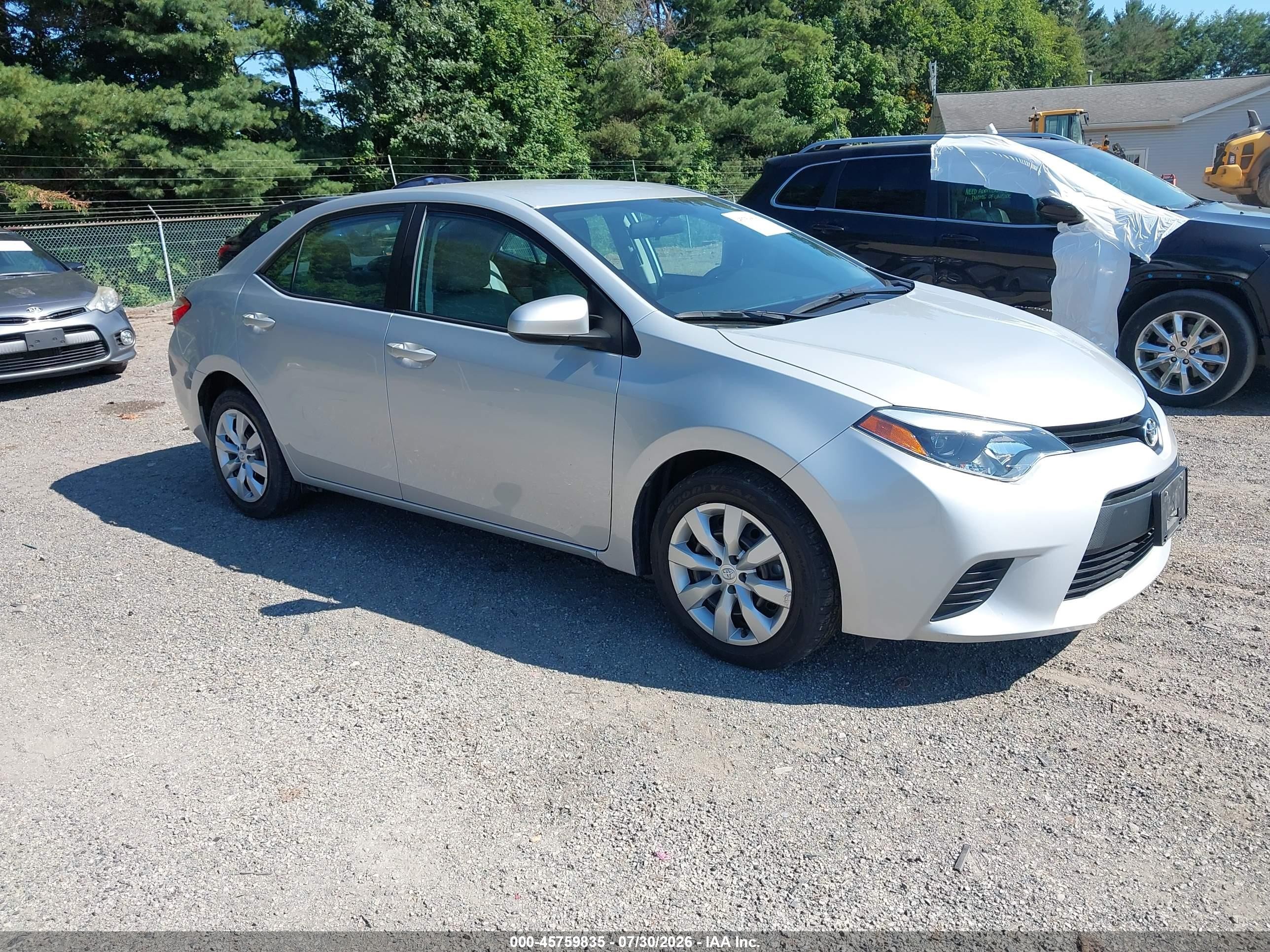 2014 Toyota Corolla Le Silver vin: 2T1BURHE3EC169704