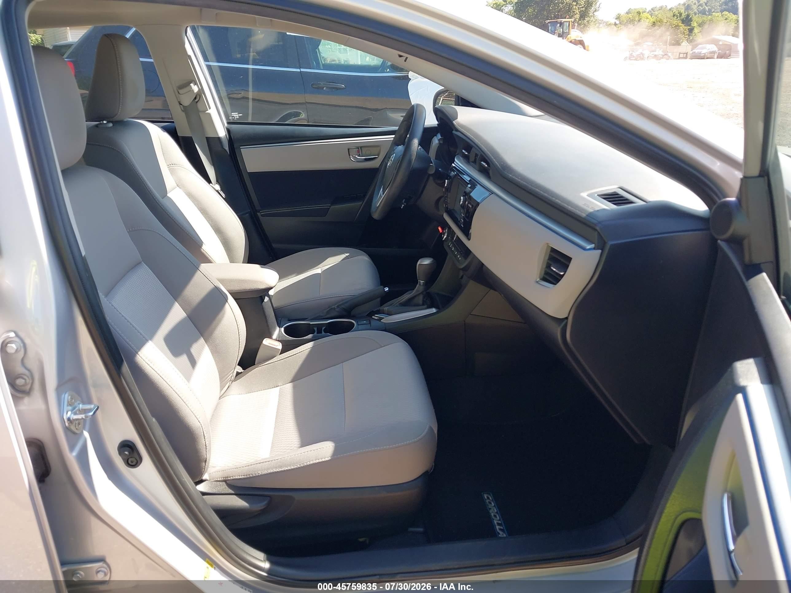 2014 Toyota Corolla Le Silver vin: 2T1BURHE3EC169704