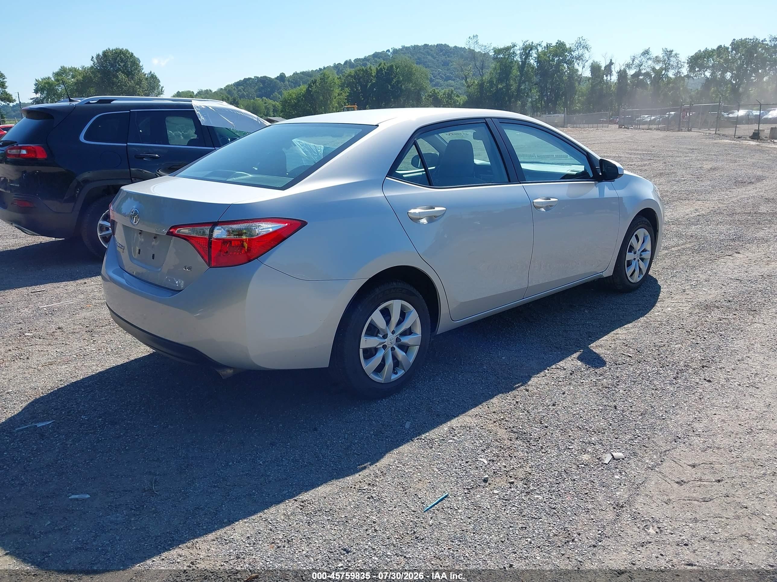 2014 Toyota Corolla Le Silver vin: 2T1BURHE3EC169704