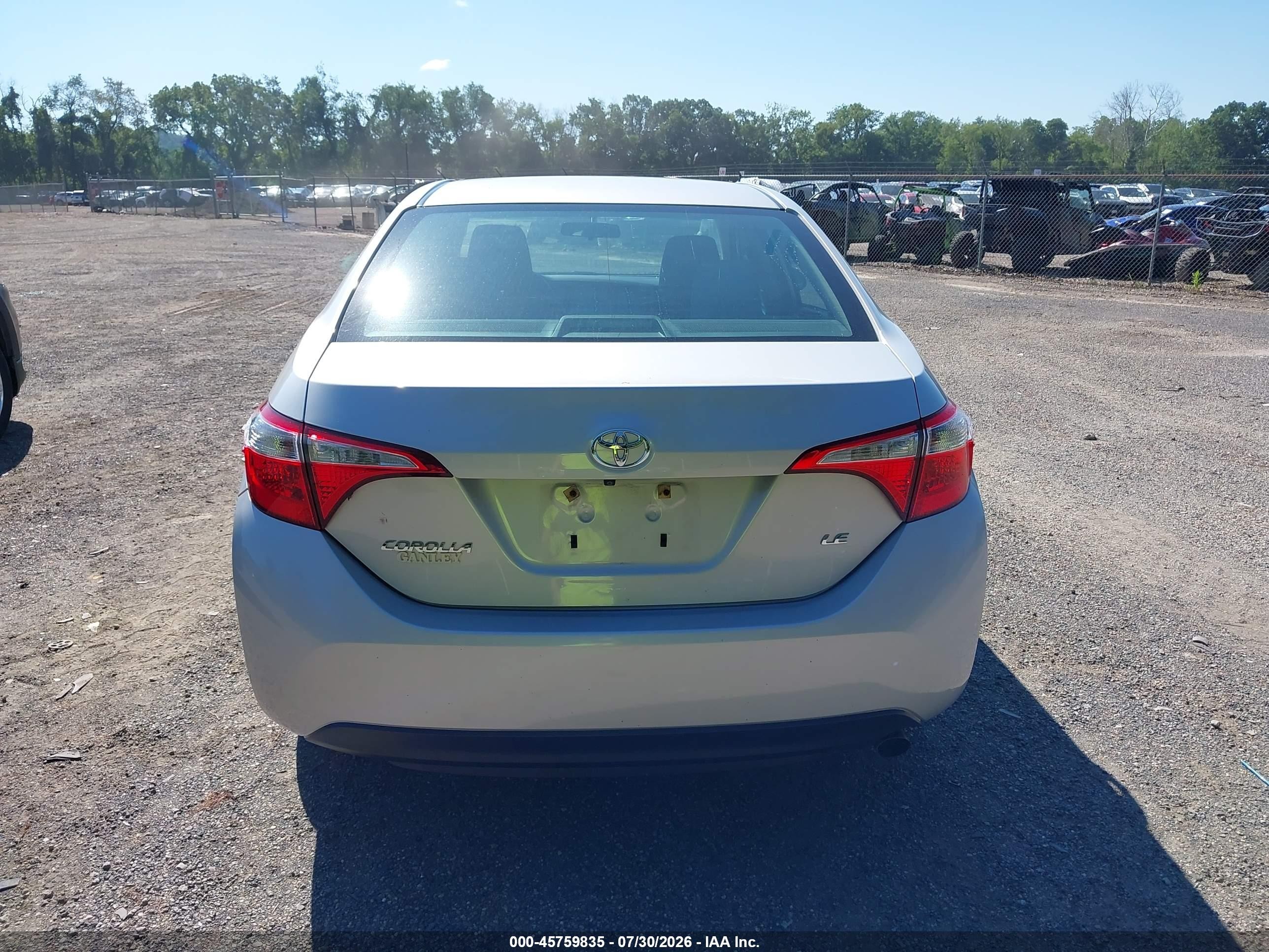 2014 Toyota Corolla Le Silver vin: 2T1BURHE3EC169704