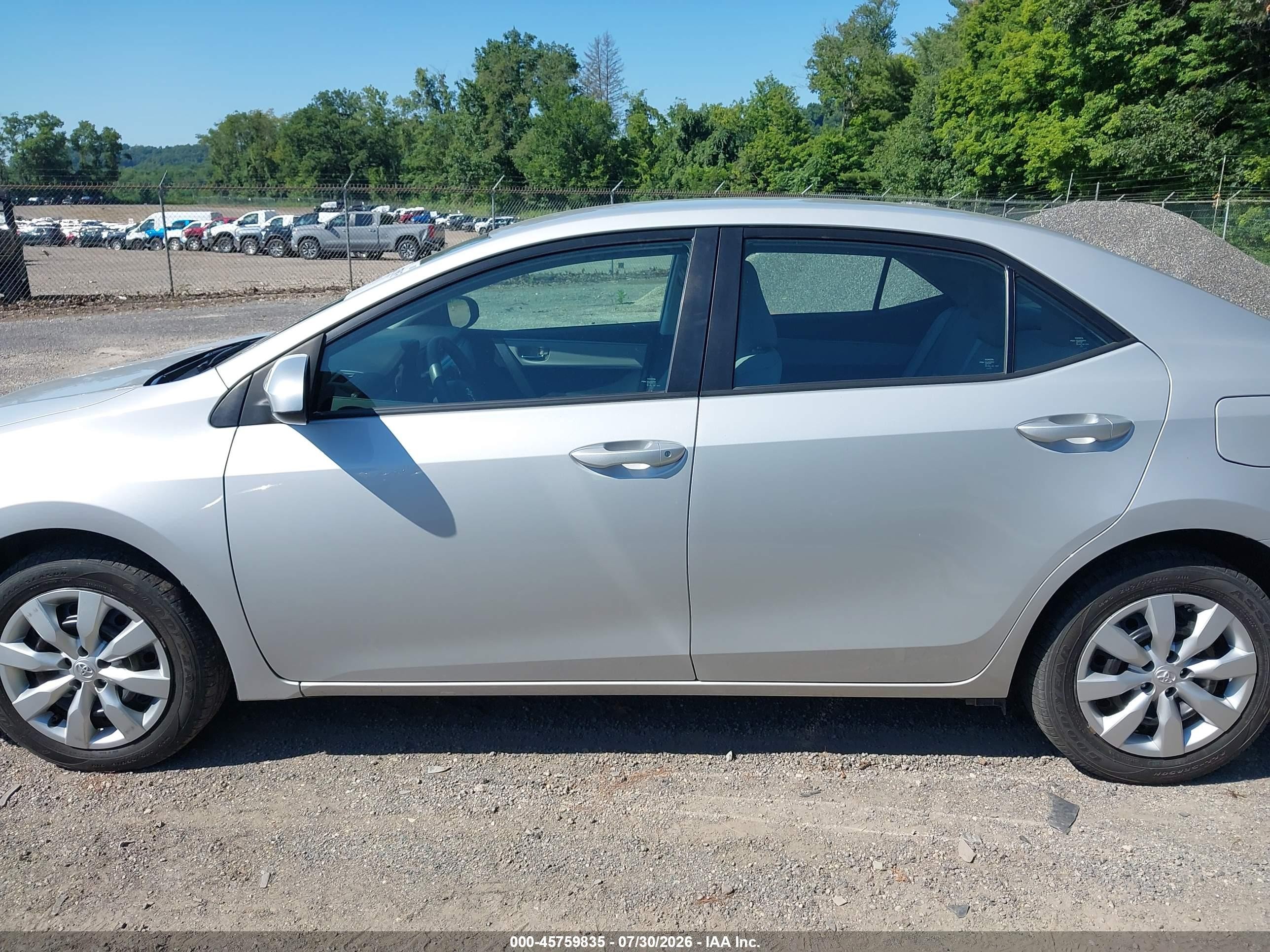 2014 Toyota Corolla Le Silver vin: 2T1BURHE3EC169704