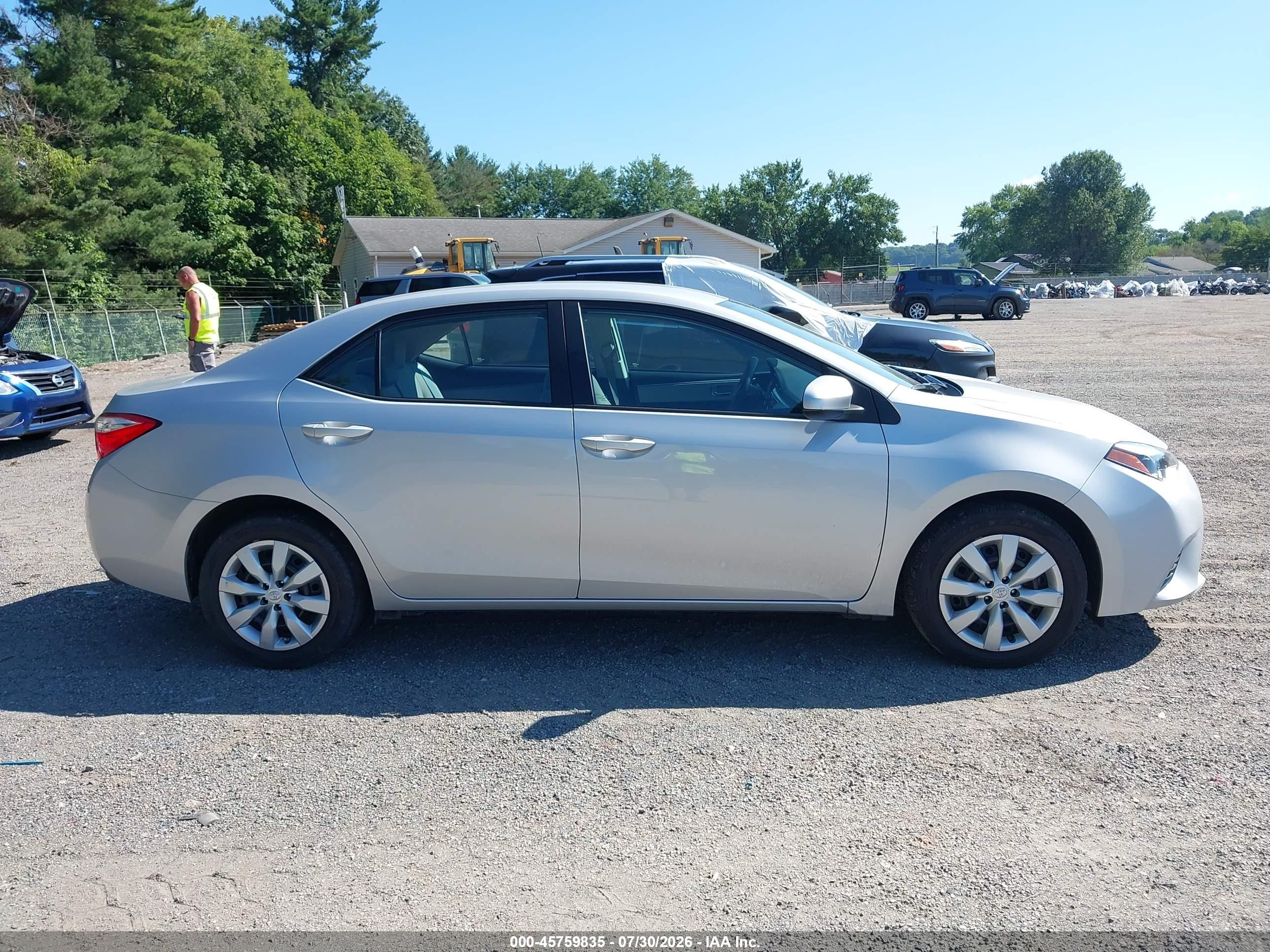 2014 Toyota Corolla Le Silver vin: 2T1BURHE3EC169704