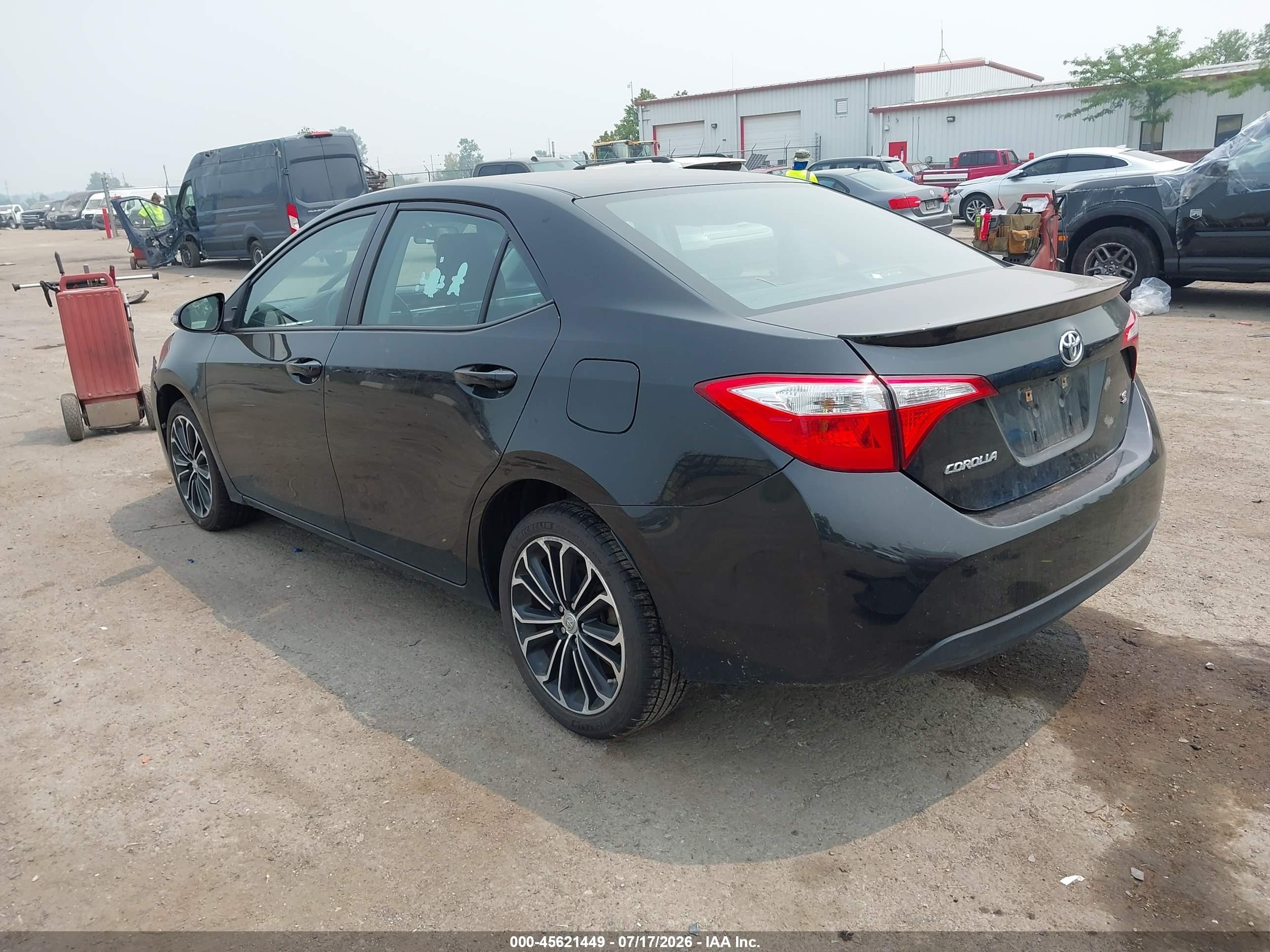 2014 Toyota Corolla S Plus Черный vin: 2T1BURHE3EC170836