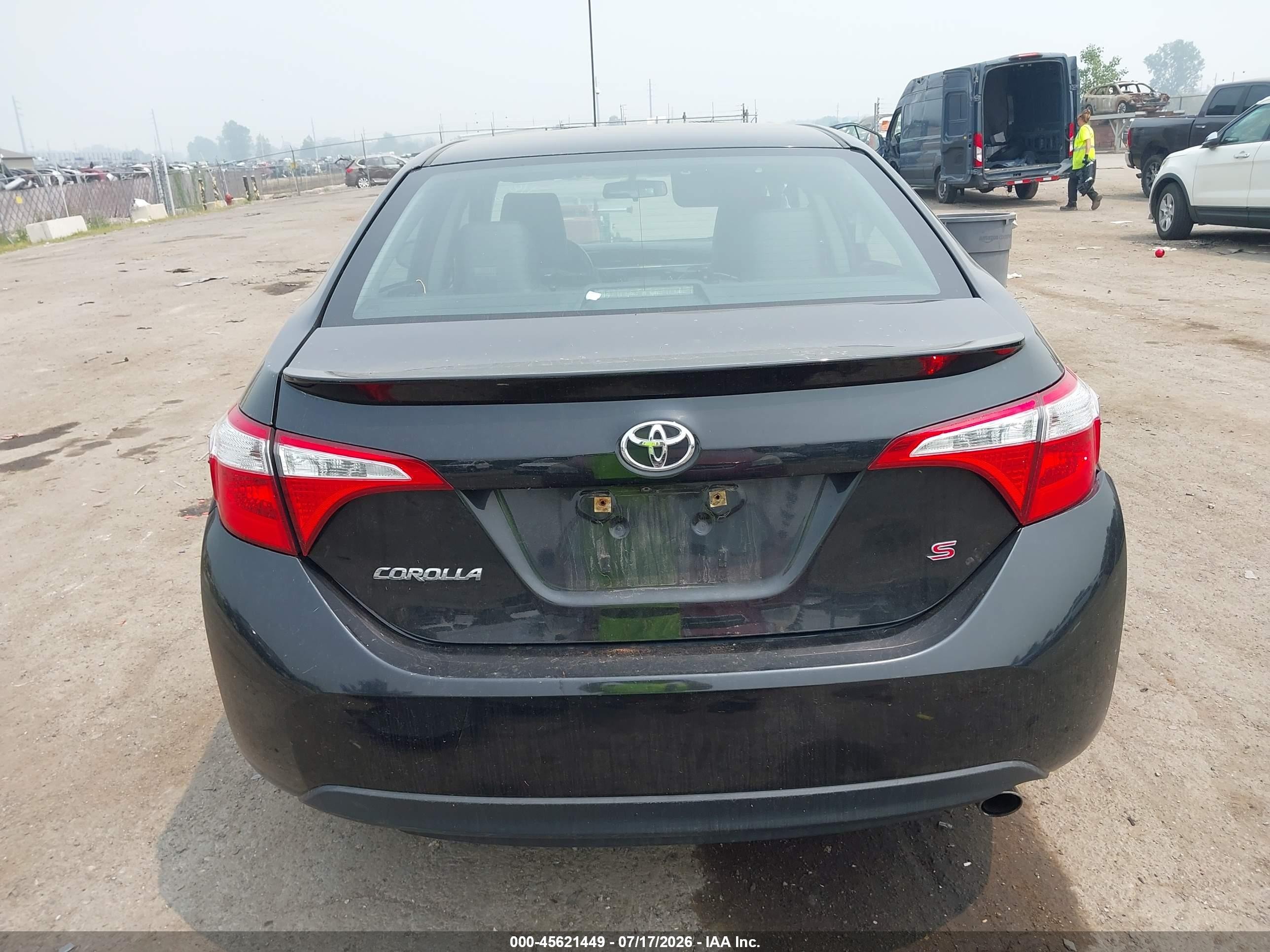 2014 Toyota Corolla S Plus Черный vin: 2T1BURHE3EC170836