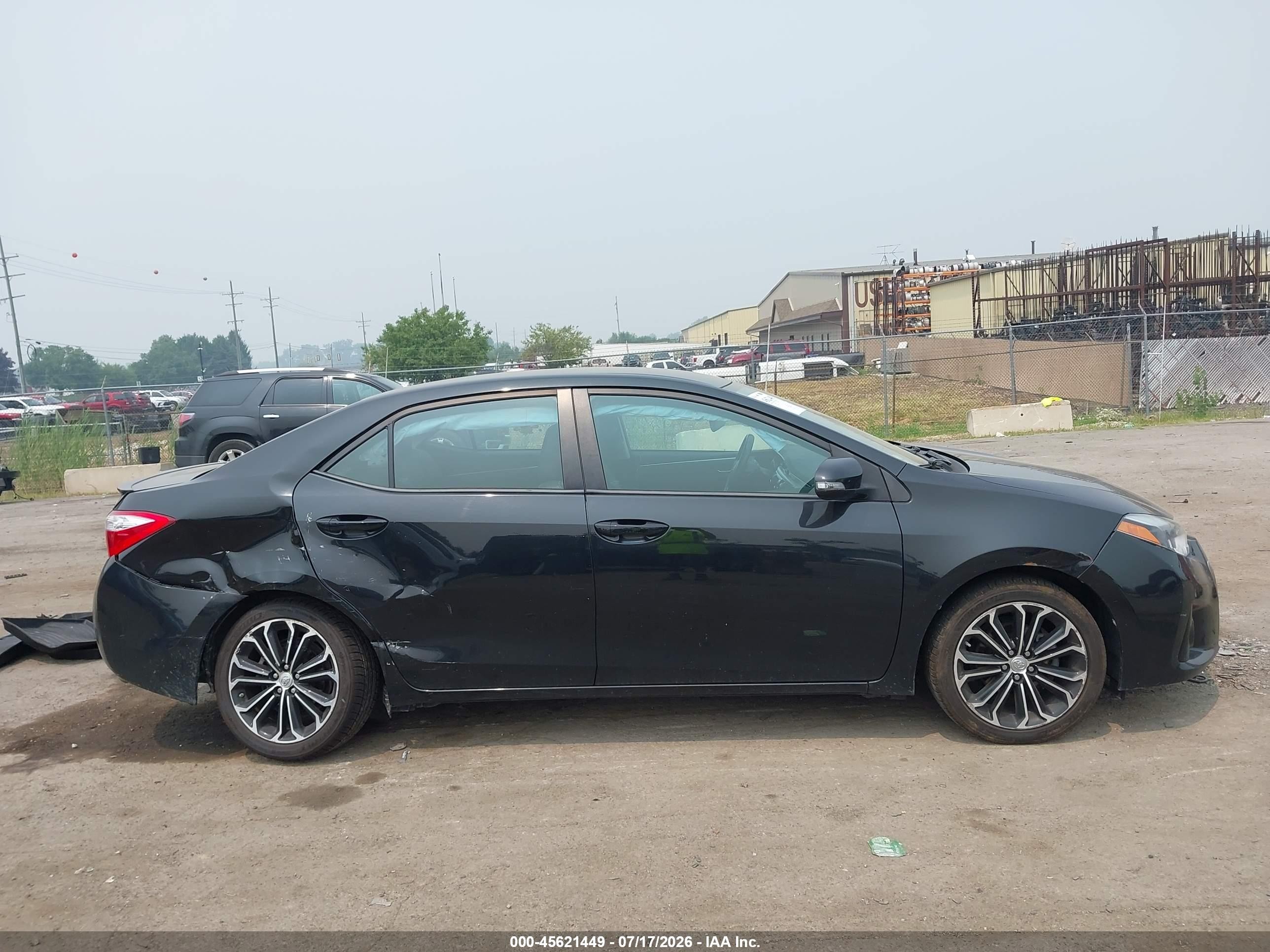 2014 Toyota Corolla S Plus Черный vin: 2T1BURHE3EC170836