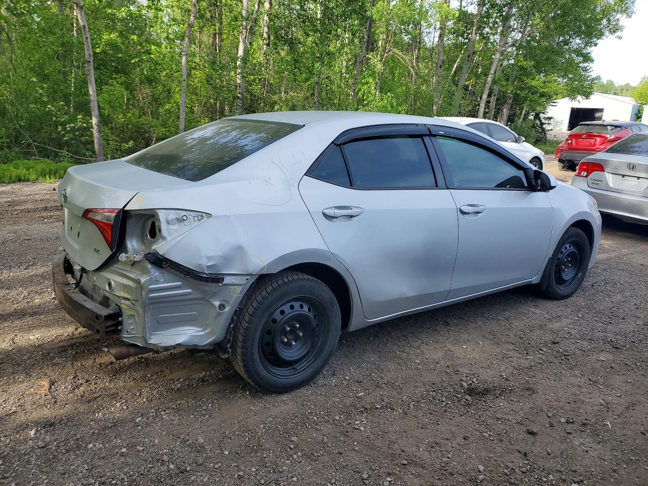 2014 Toyota Corolla L Silver vin: 2T1BURHE3EC178161