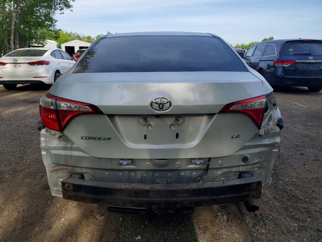 2014 Toyota Corolla L Silver vin: 2T1BURHE3EC178161
